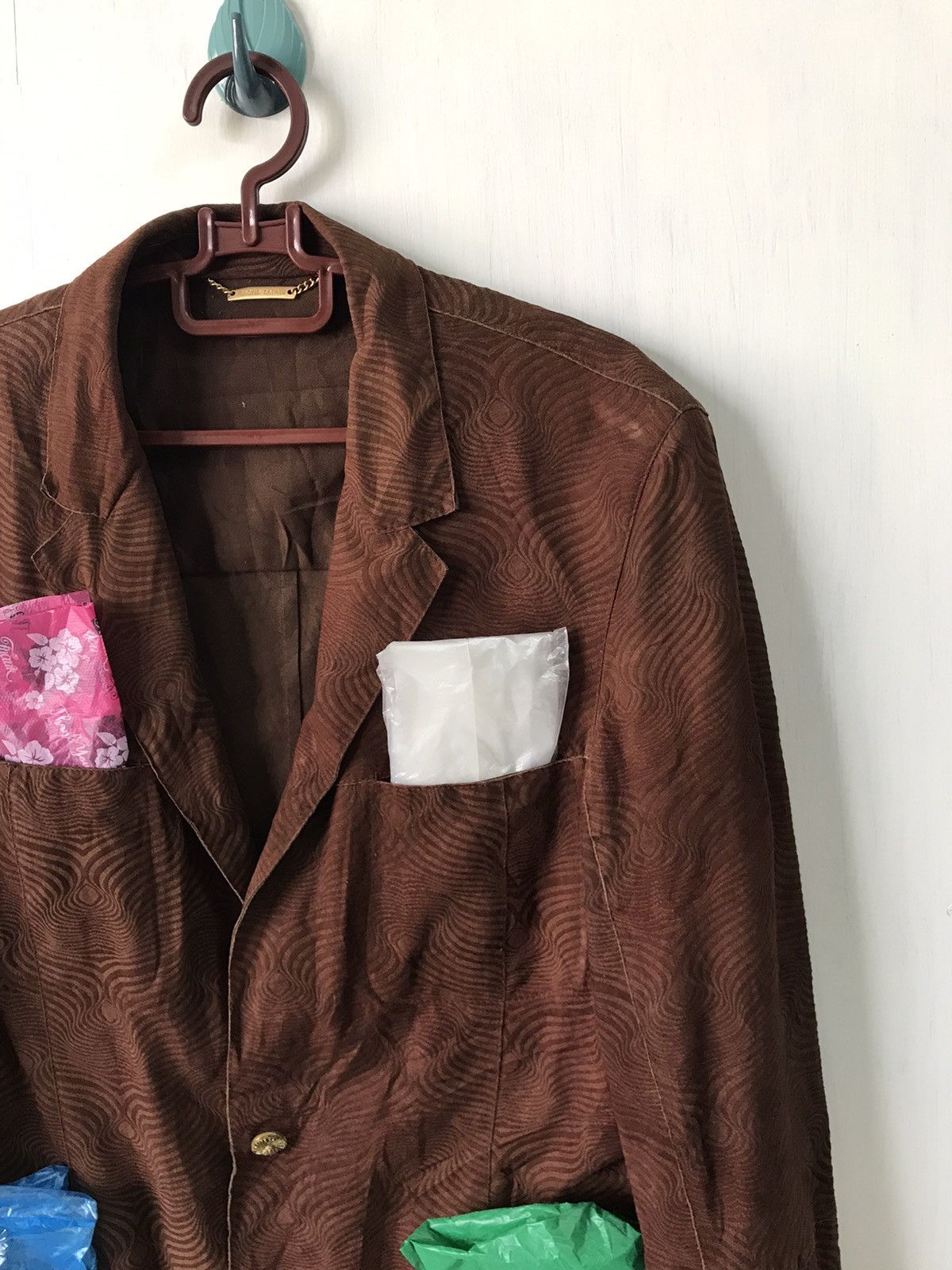 Roberto Cavalli 💥Steals💥Nice Art Roberto Cavalli Goat Leather Jacket Size US L / EU 52-54 / 3 - 4 Thumbnail