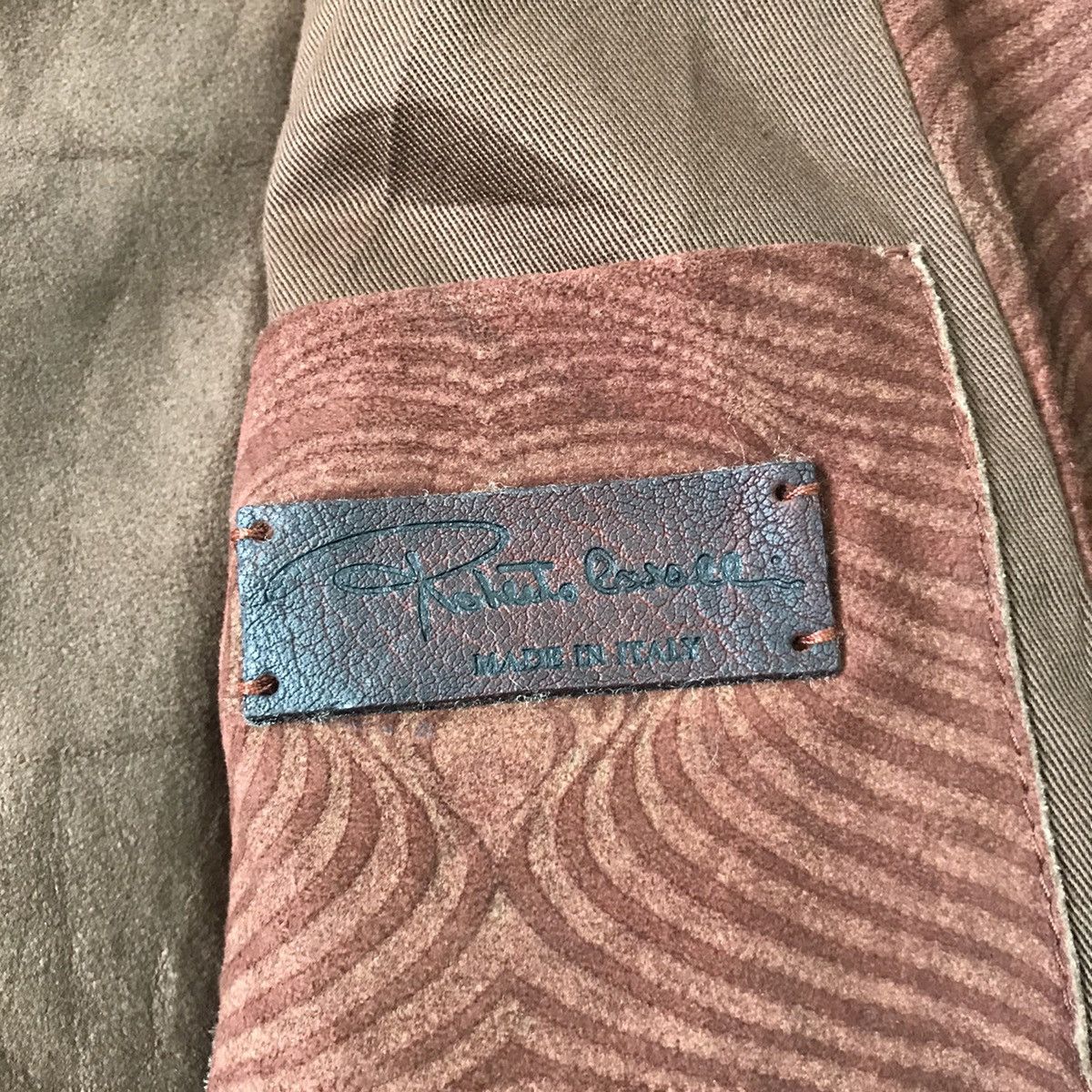 Roberto Cavalli 💥Steals💥Nice Art Roberto Cavalli Goat Leather Jacket Size US L / EU 52-54 / 3 - 17 Thumbnail