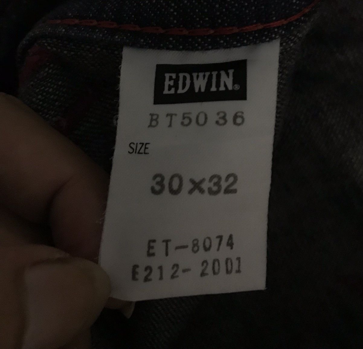 Edwin VINTAGE EDWIN BLUE TRIP PANTS Size US 34 / EU 50 - 11 Thumbnail