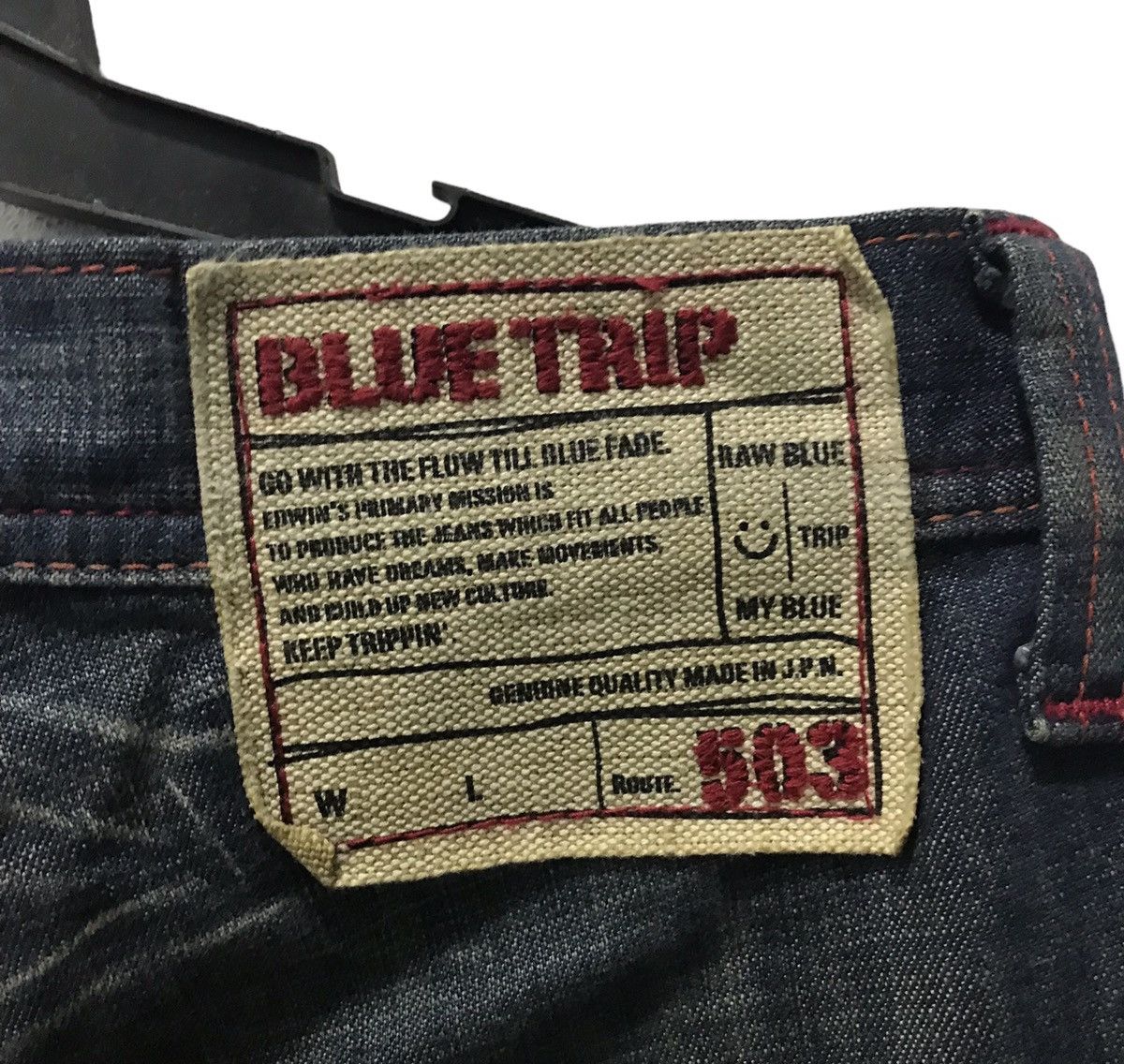 Edwin VINTAGE EDWIN BLUE TRIP PANTS Size US 34 / EU 50 - 10 Thumbnail