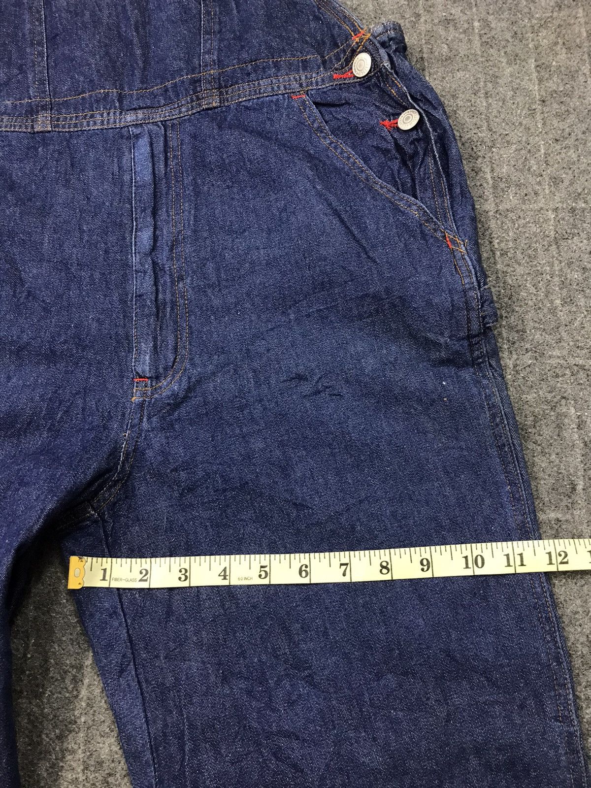 Japanese Brand Corvatsh Coverall Overall Indigo Denim Workwear Carpenter Size US 36 / EU 52 - 13 Thumbnail