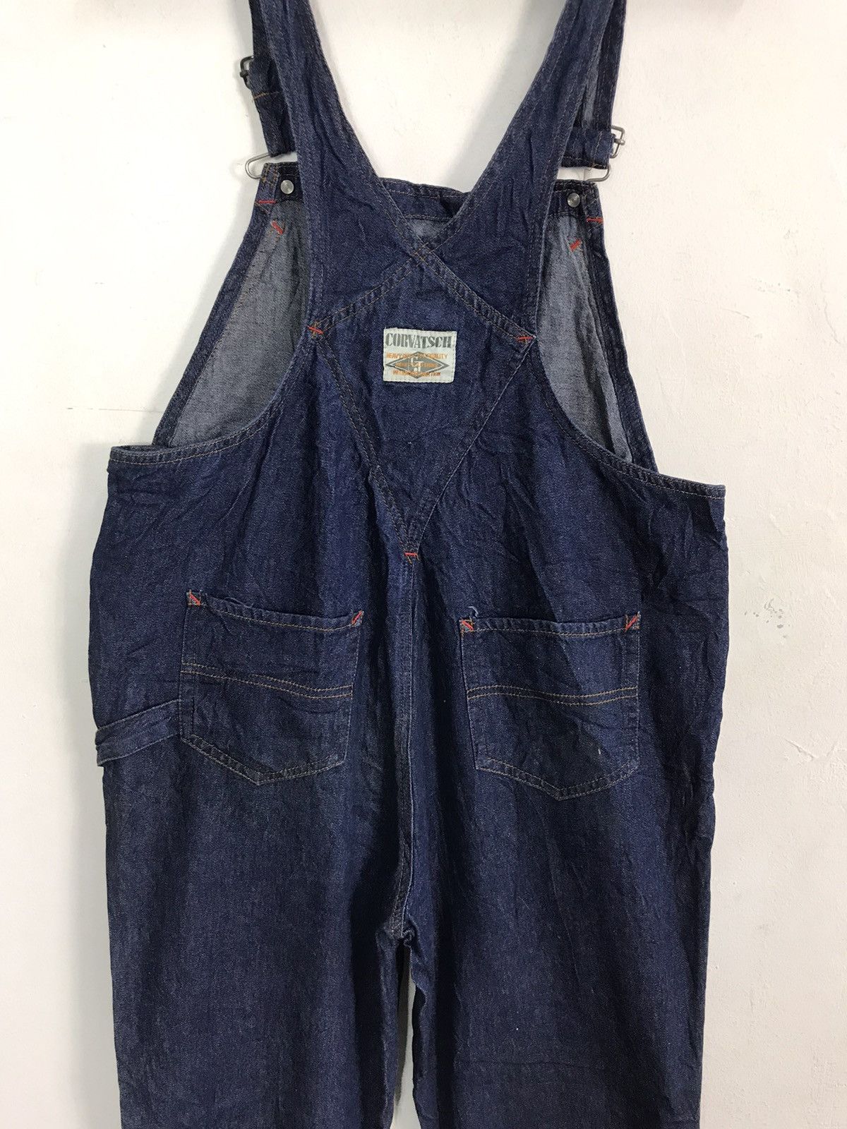 Japanese Brand Corvatsh Coverall Overall Indigo Denim Workwear Carpenter Size US 36 / EU 52 - 4 Thumbnail