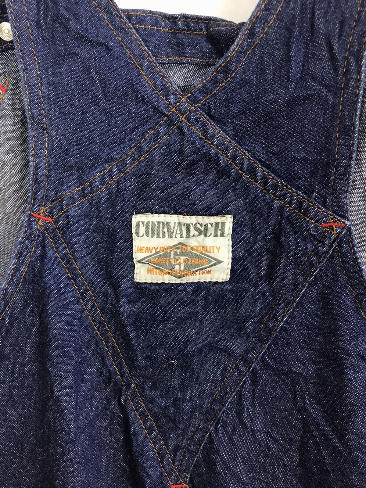 Japanese Brand Corvatsh Coverall Overall Indigo Denim Workwear Carpenter Size US 36 / EU 52 - 5 Thumbnail