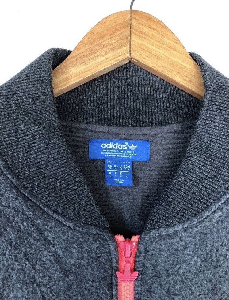 Adidas Big Logo Up zip Wool Gray Adidas BomberJackets Size US S / EU 44-46 / 1 - 8 Thumbnail