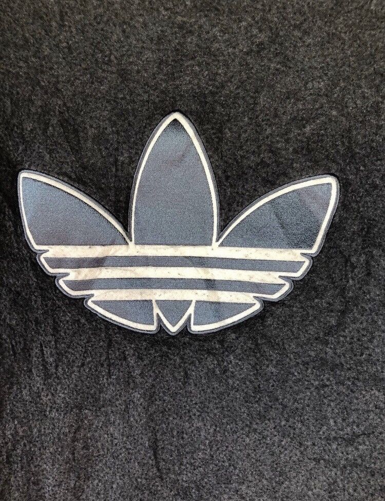 Adidas Big Logo Up zip Wool Gray Adidas BomberJackets Size US S / EU 44-46 / 1 - 6 Thumbnail