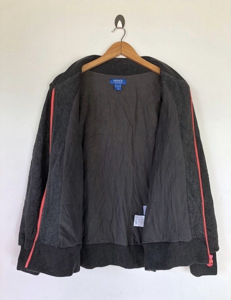 Adidas Big Logo Up zip Wool Gray Adidas BomberJackets Size US S / EU 44-46 / 1 - 5 Thumbnail