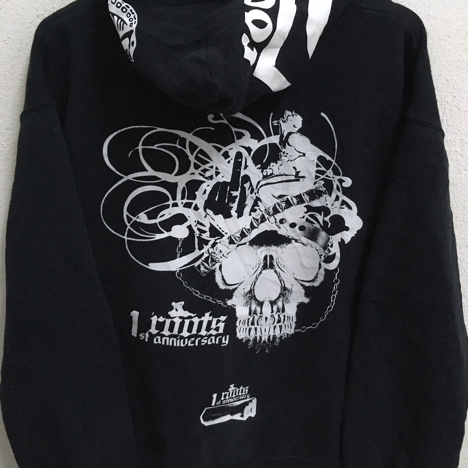 Devilock × Vintage DEVILOCK LIVE TOGETHER FOREVER JAPANESE BIG LOGO HOODIE Size US L / EU 52-54 / 3 - 5 Thumbnail