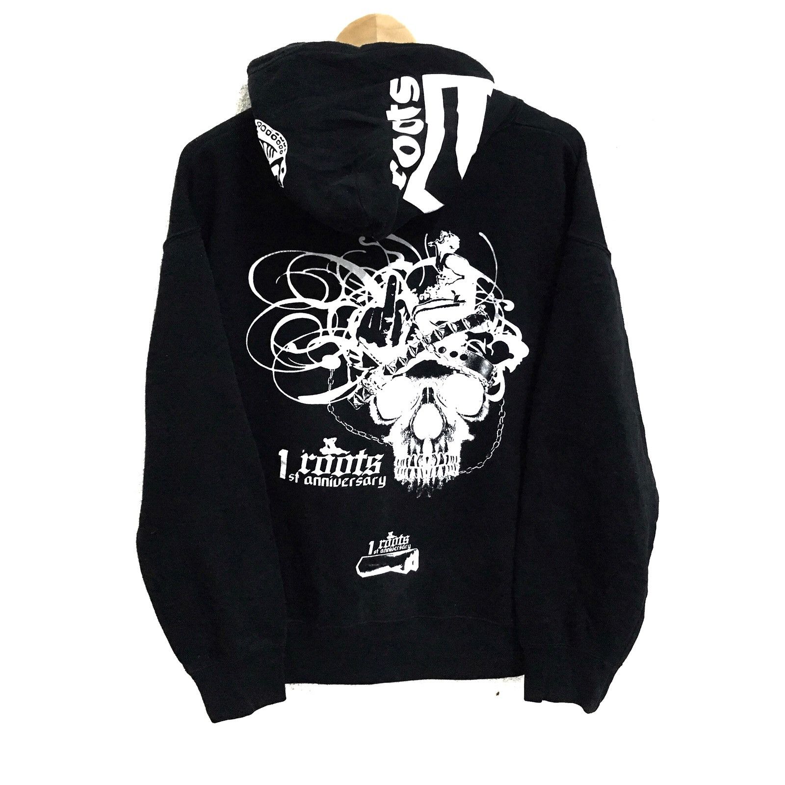 Devilock × Vintage DEVILOCK LIVE TOGETHER FOREVER JAPANESE BIG LOGO HOODIE Size US L / EU 52-54 / 3 - 2 Thumbnail