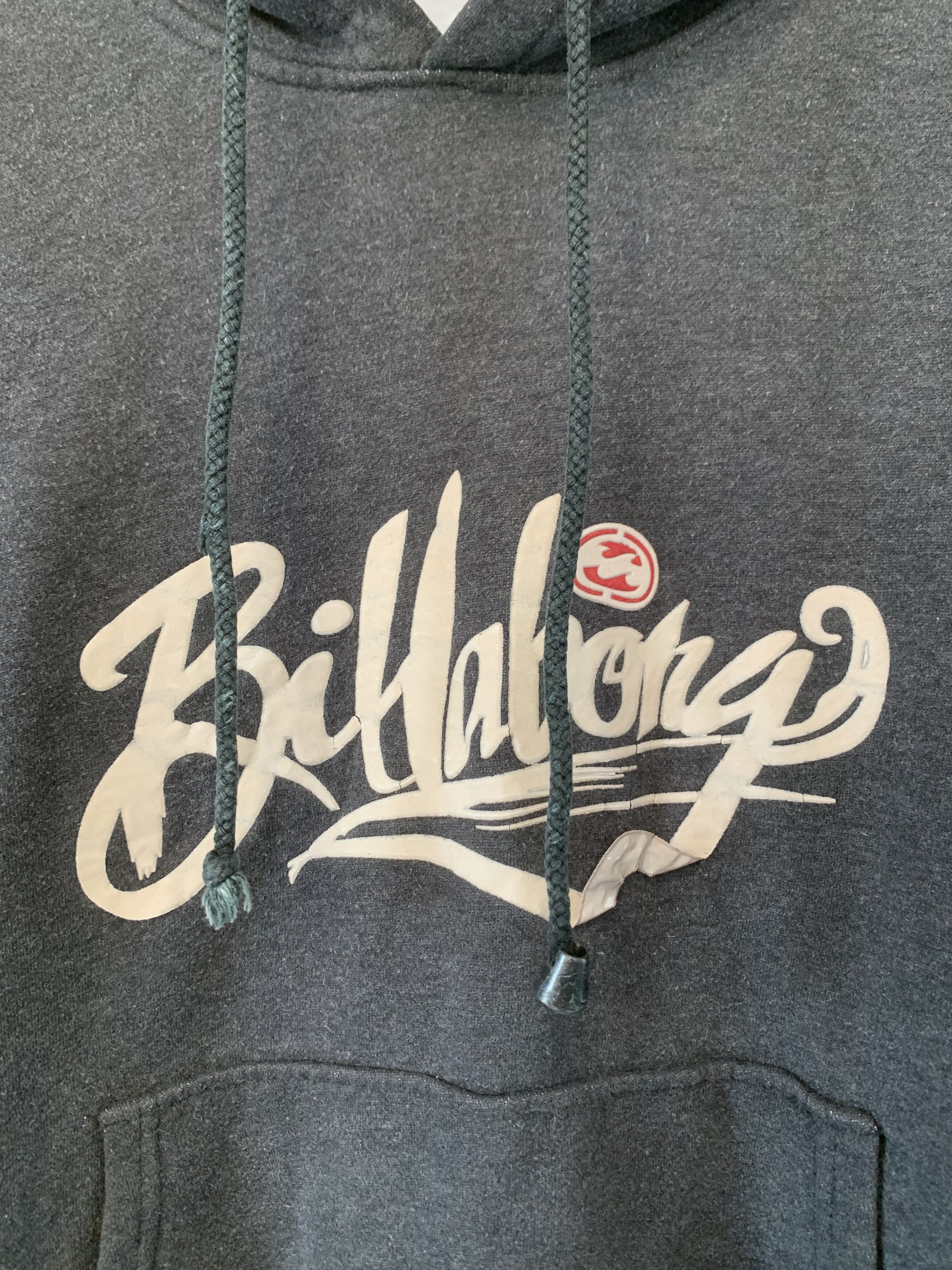 Billabong × Vintage 90s Billabong Central Logo Hoodie Size US M / EU 48-50 / 2 - 5 Thumbnail