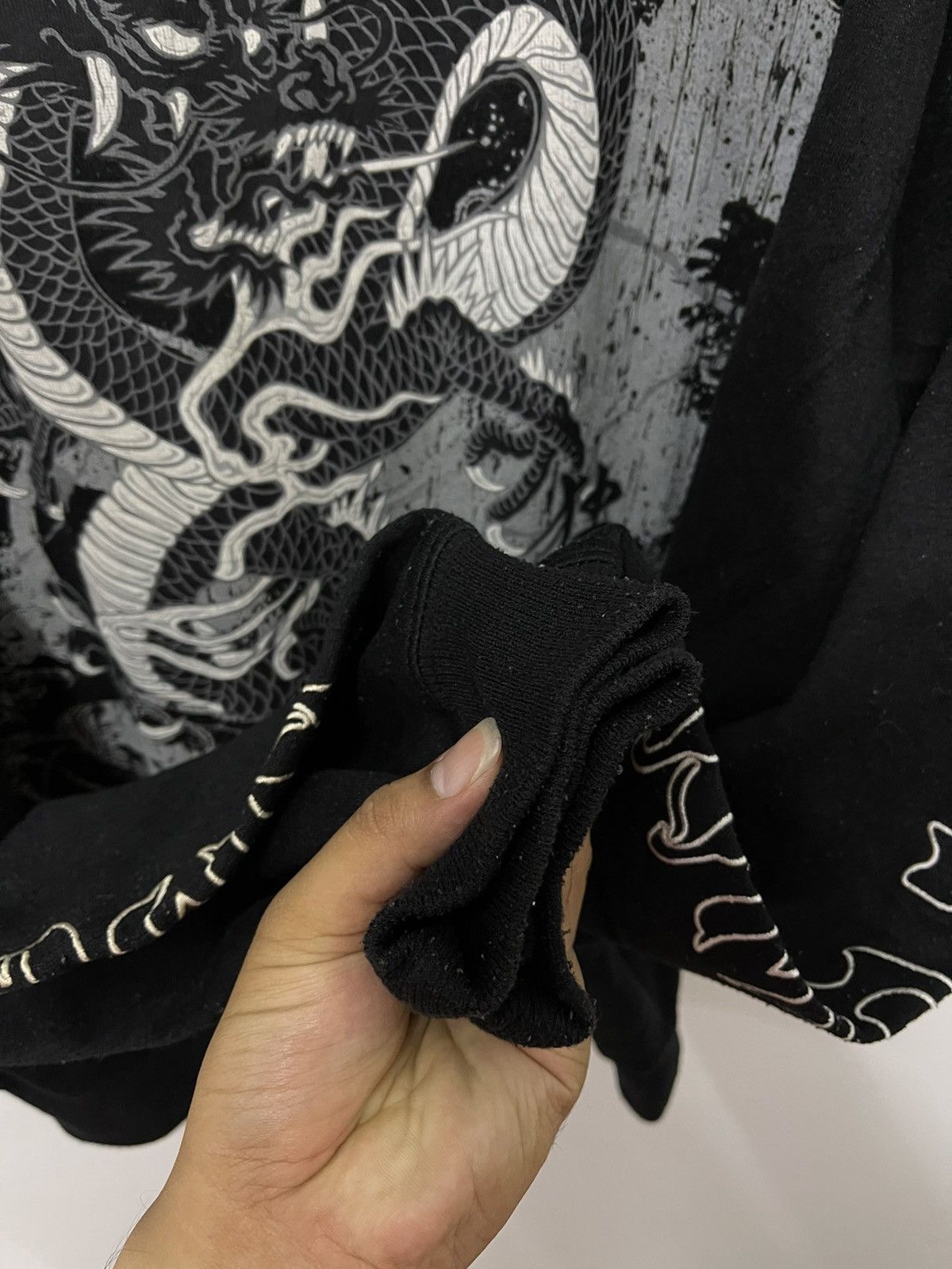 Dragonfly × Vintage Vintage Dog Town Black Dragon Big Logo Sweatshirt Size US XL / EU 56 / 4 - 4 Thumbnail