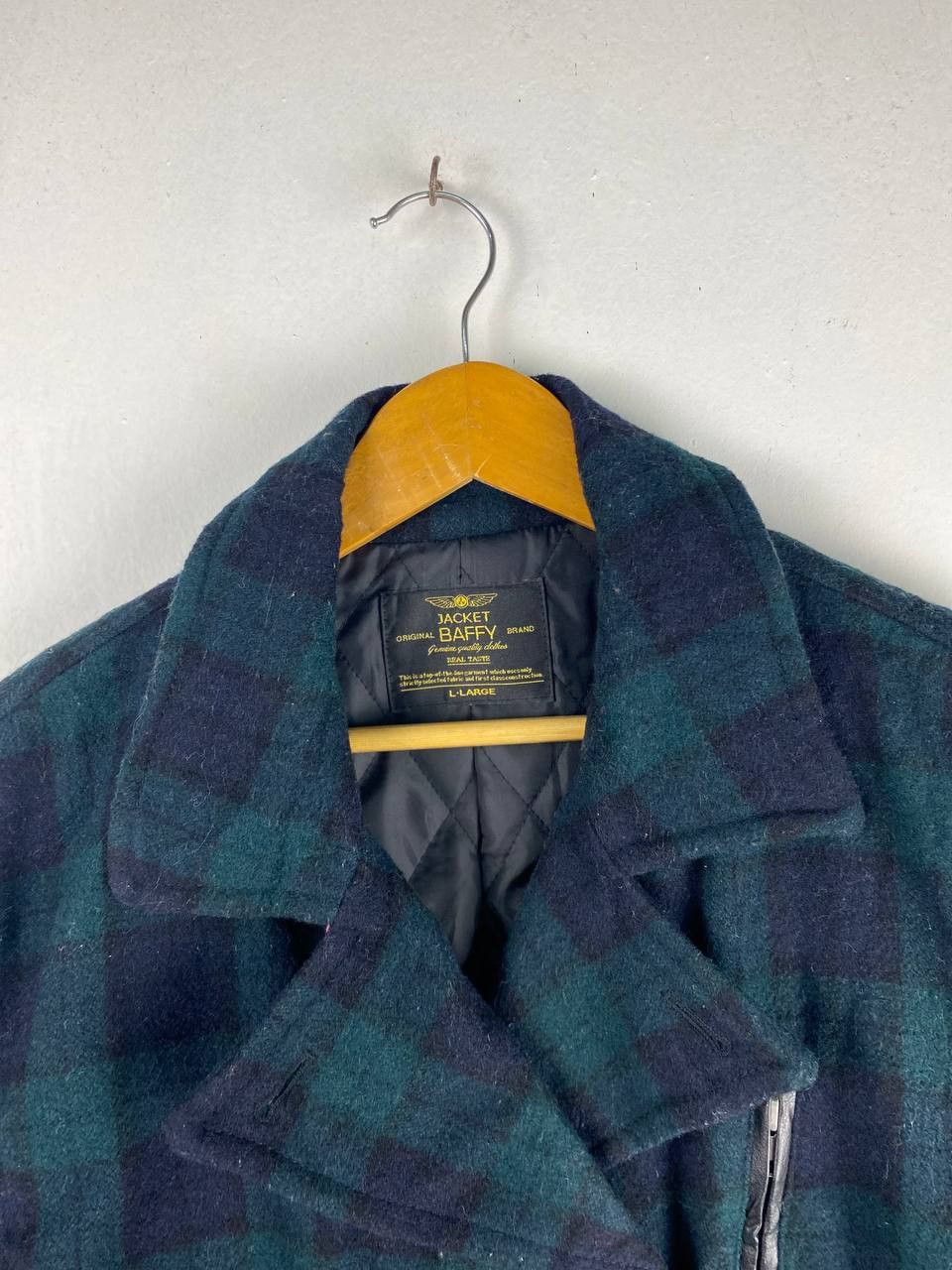 Japanese Brand baffy jacket japanese wool jacket nice design Size US L / EU 52-54 / 3 - 2 Thumbnail