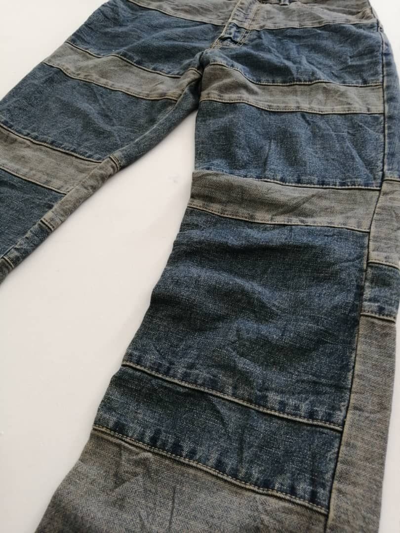 Japanese Brand SICKS💥 Patchwork Denim Kinky Inspired HG Design Size US 28 / EU 44 - 7 Thumbnail