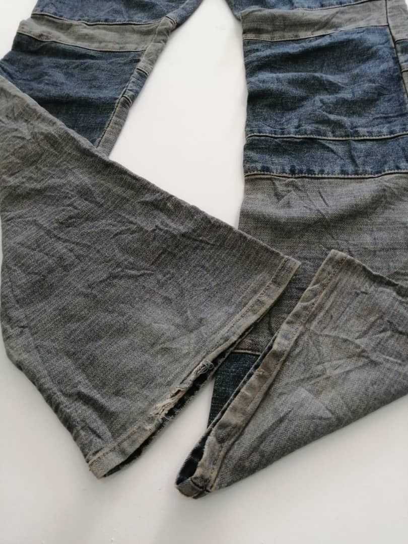 Japanese Brand SICKS💥 Patchwork Denim Kinky Inspired HG Design Size US 28 / EU 44 - 6 Thumbnail