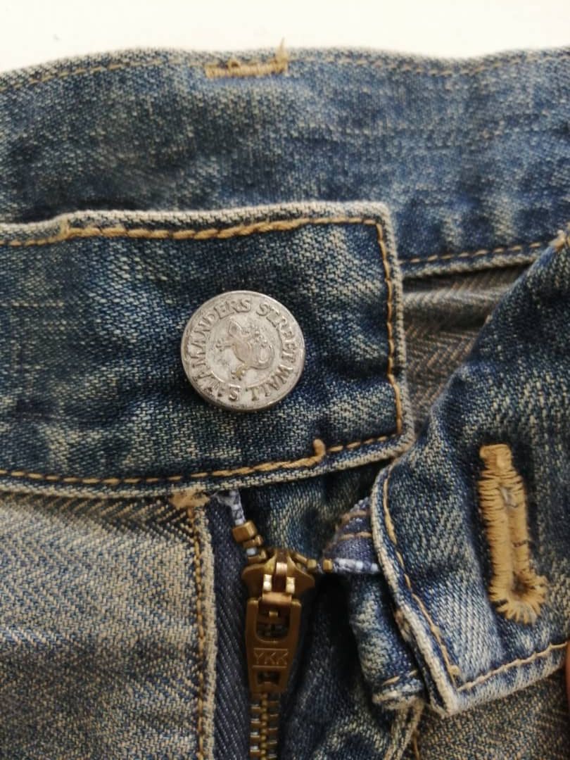 Japanese Brand SICKS💥 Patchwork Denim Kinky Inspired HG Design Size US 28 / EU 44 - 8 Thumbnail