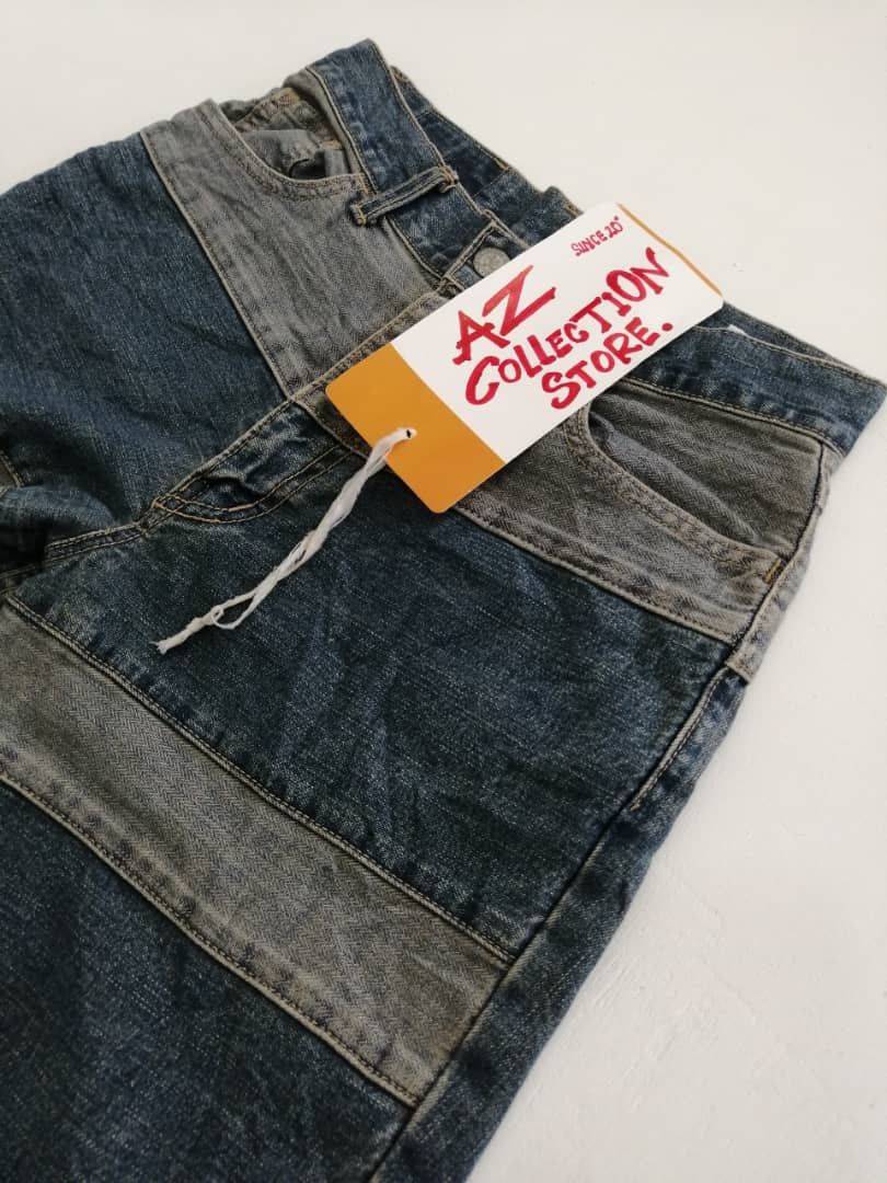 Japanese Brand SICKS💥 Patchwork Denim Kinky Inspired HG Design Size US 28 / EU 44 - 2 Thumbnail