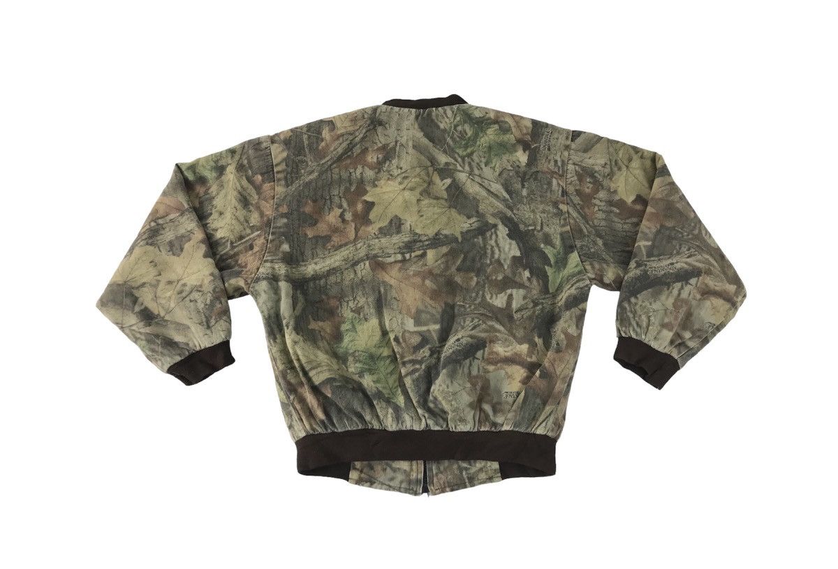 Vintage 90s Ranger Dixie Outfitters Camo Leaves Bomber Jacket K1231j Size US M / EU 48-50 / 2 - 8 Thumbnail
