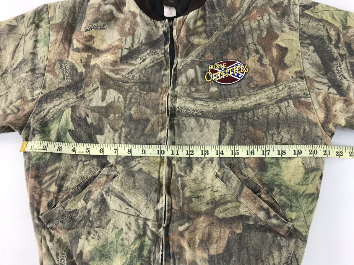 Vintage 90s Ranger Dixie Outfitters Camo Leaves Bomber Jacket K1231j Size US M / EU 48-50 / 2 - 9 Thumbnail