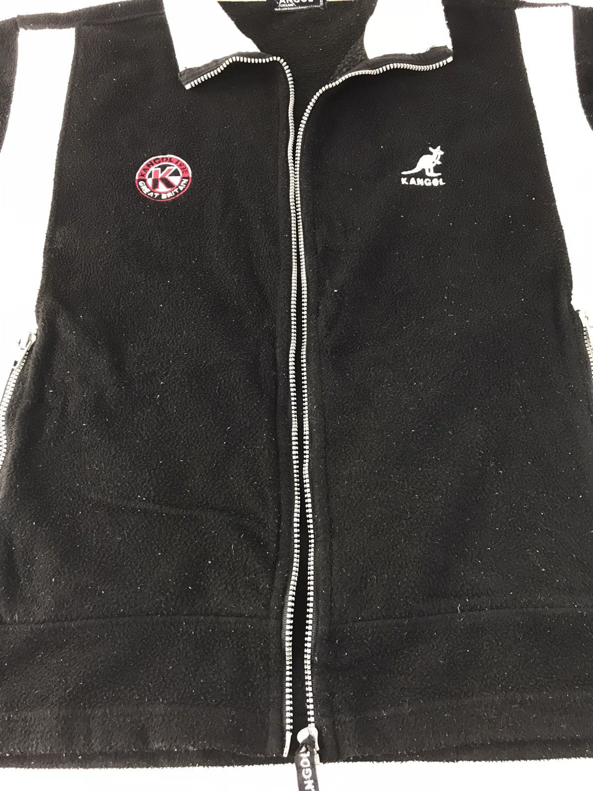 Kangol × Vintage Kangol Great Britain England Fleece Zip Up Jacket Size US M / EU 48-50 / 2 - 5 Thumbnail