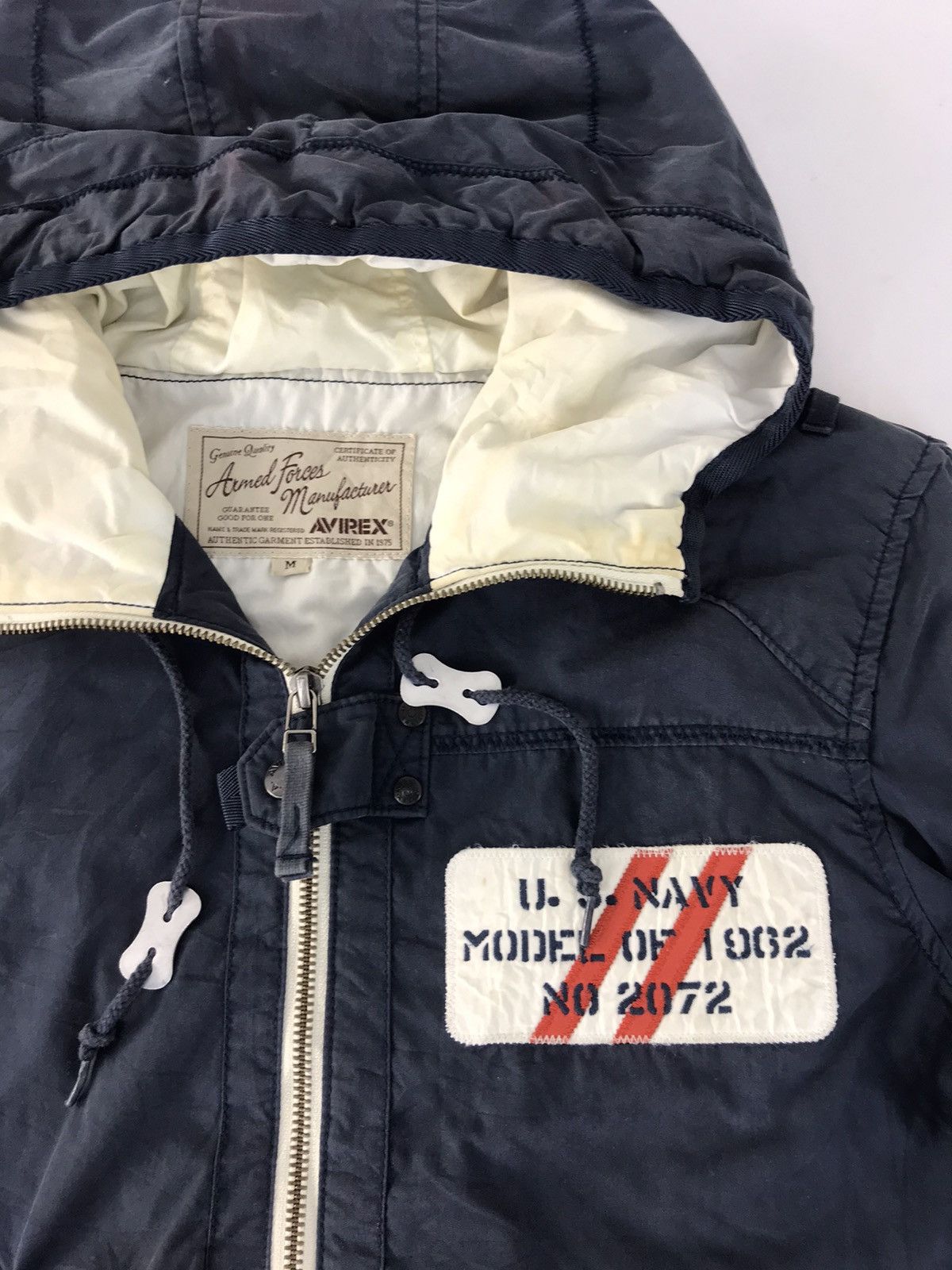 Avirex Avirex USN USS-6 Navalism US Navy Hoodies Jacket K1232j Size US M / EU 48-50 / 2 - 4 Thumbnail