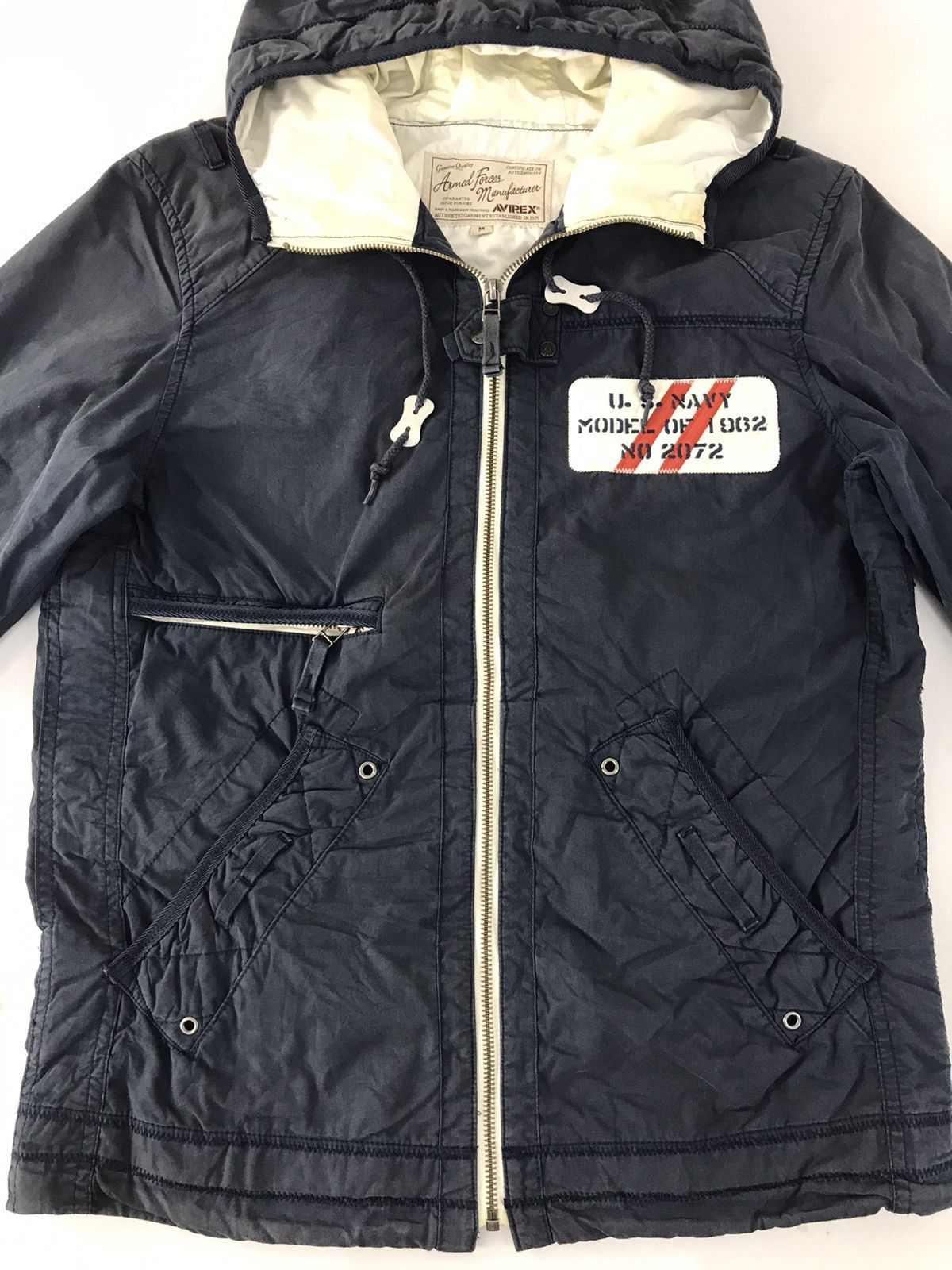 Avirex Avirex USN USS-6 Navalism US Navy Hoodies Jacket K1232j Size US M / EU 48-50 / 2 - 3 Thumbnail