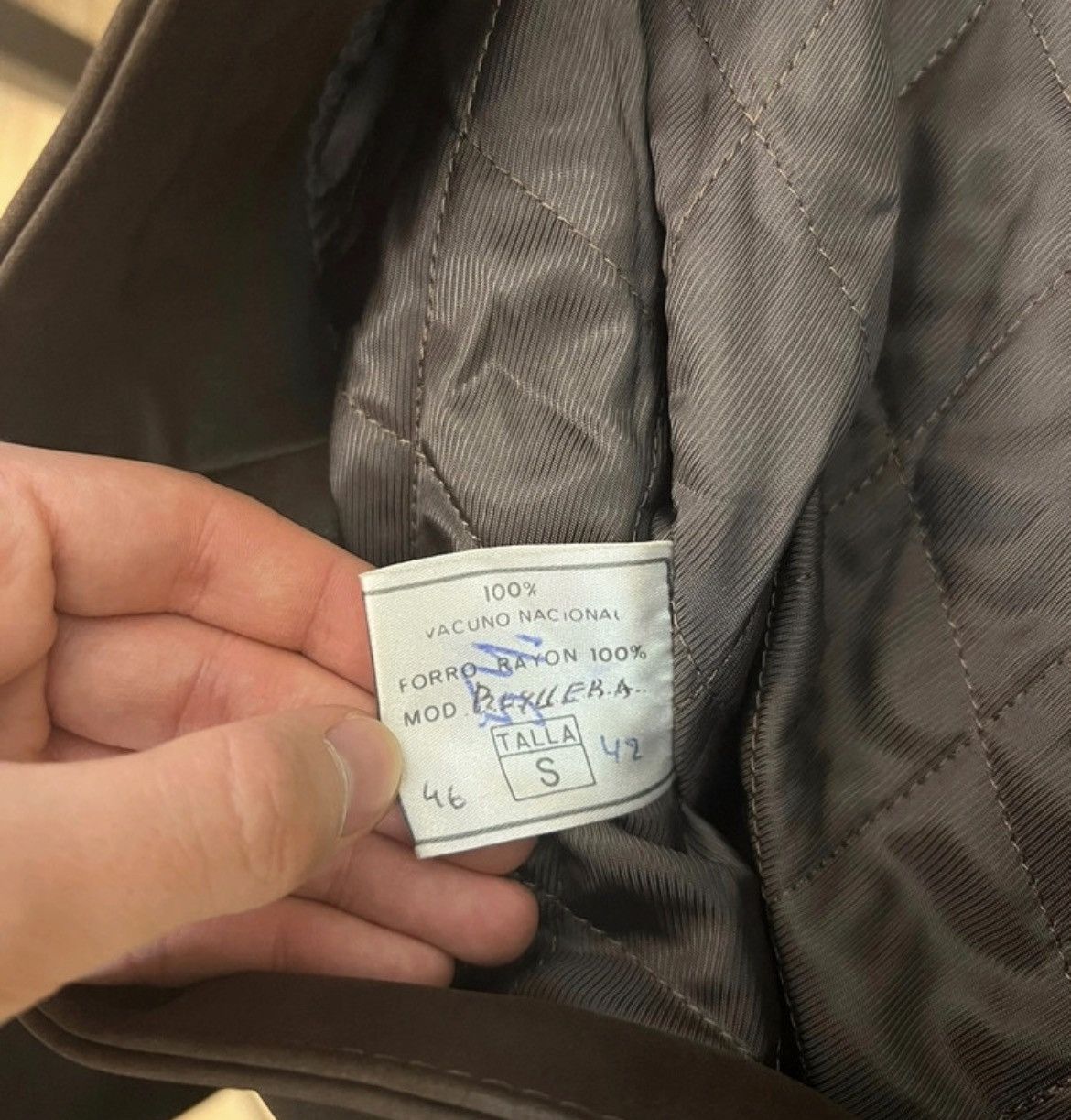 Genuine Leather Rare 90s Biker Real Genuine Leather Metal Jacket Rock Size US S / EU 44-46 / 1 - 8 Thumbnail