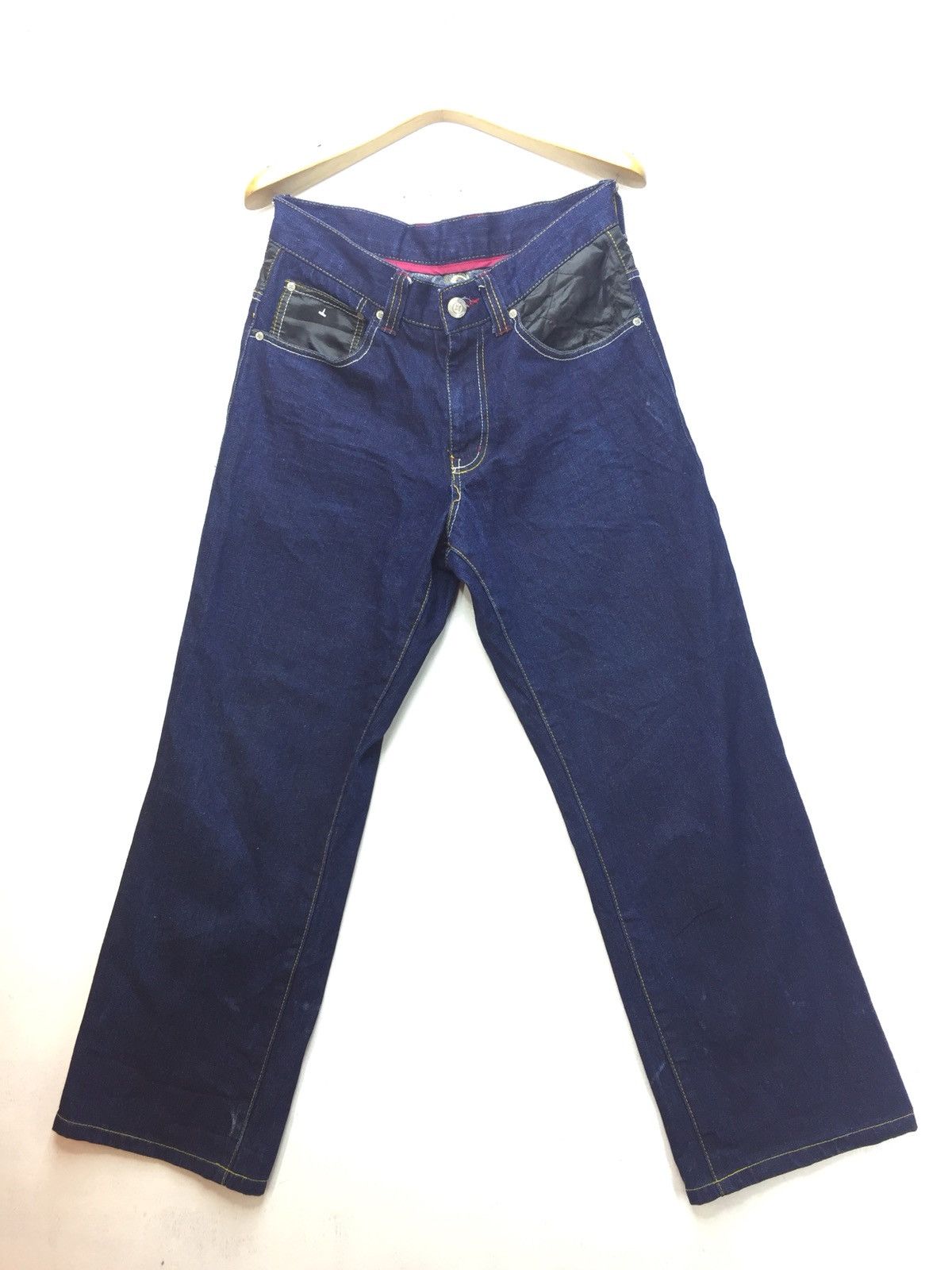 Japanese Brand Japan Sukajan Style Gold Seam Embroidered Pant Size US 32 / EU 48 - 3 Thumbnail