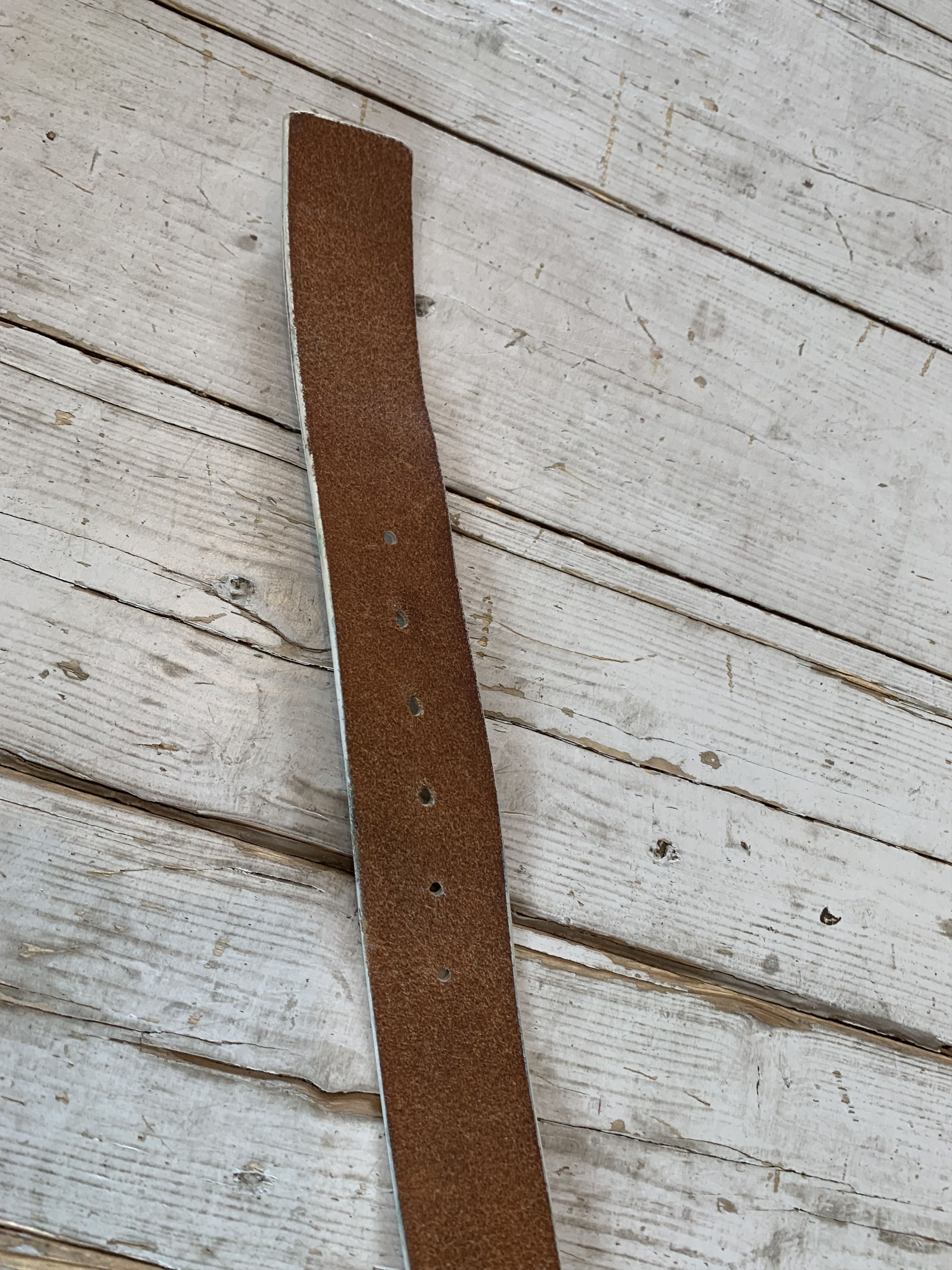 Ferrari × Leather × Vintage 90s Ferrari X Puma Leather Belt Size ONE SIZE - 10 Thumbnail