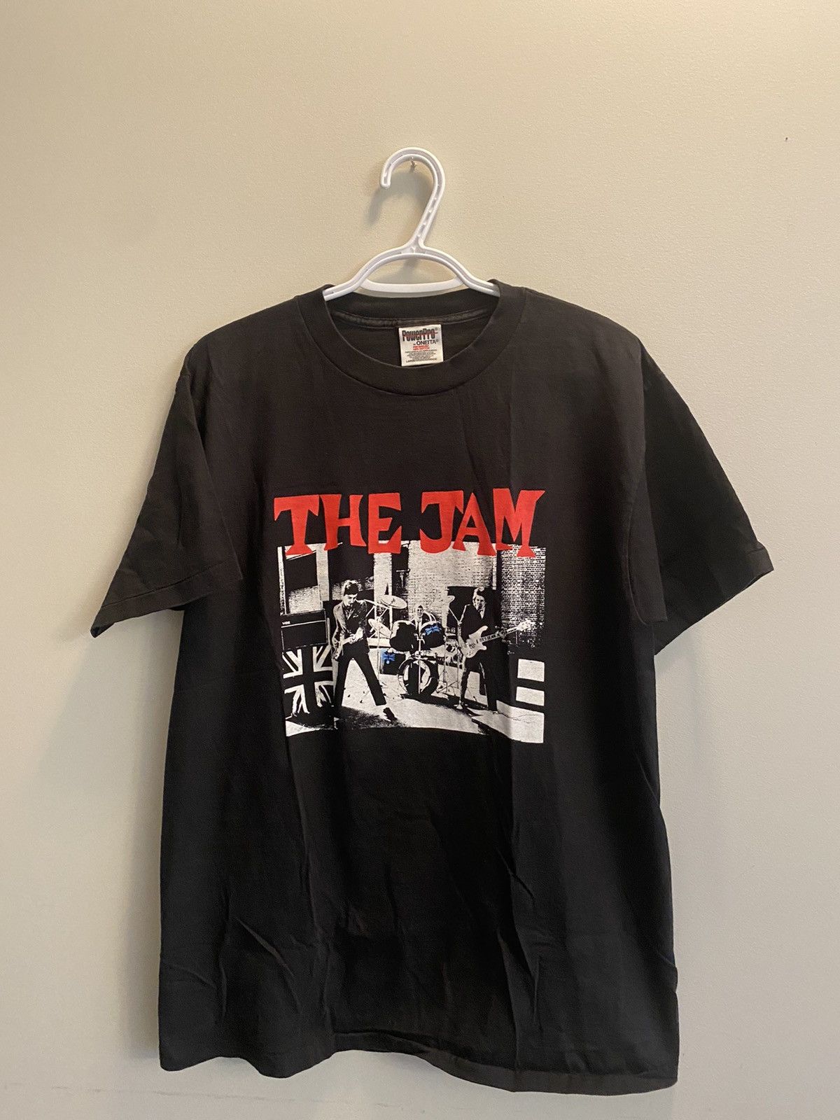 image of Band Tees x Vintage The Jam 80's 90’S Promo Shirt in Black, Men's (Size Large)