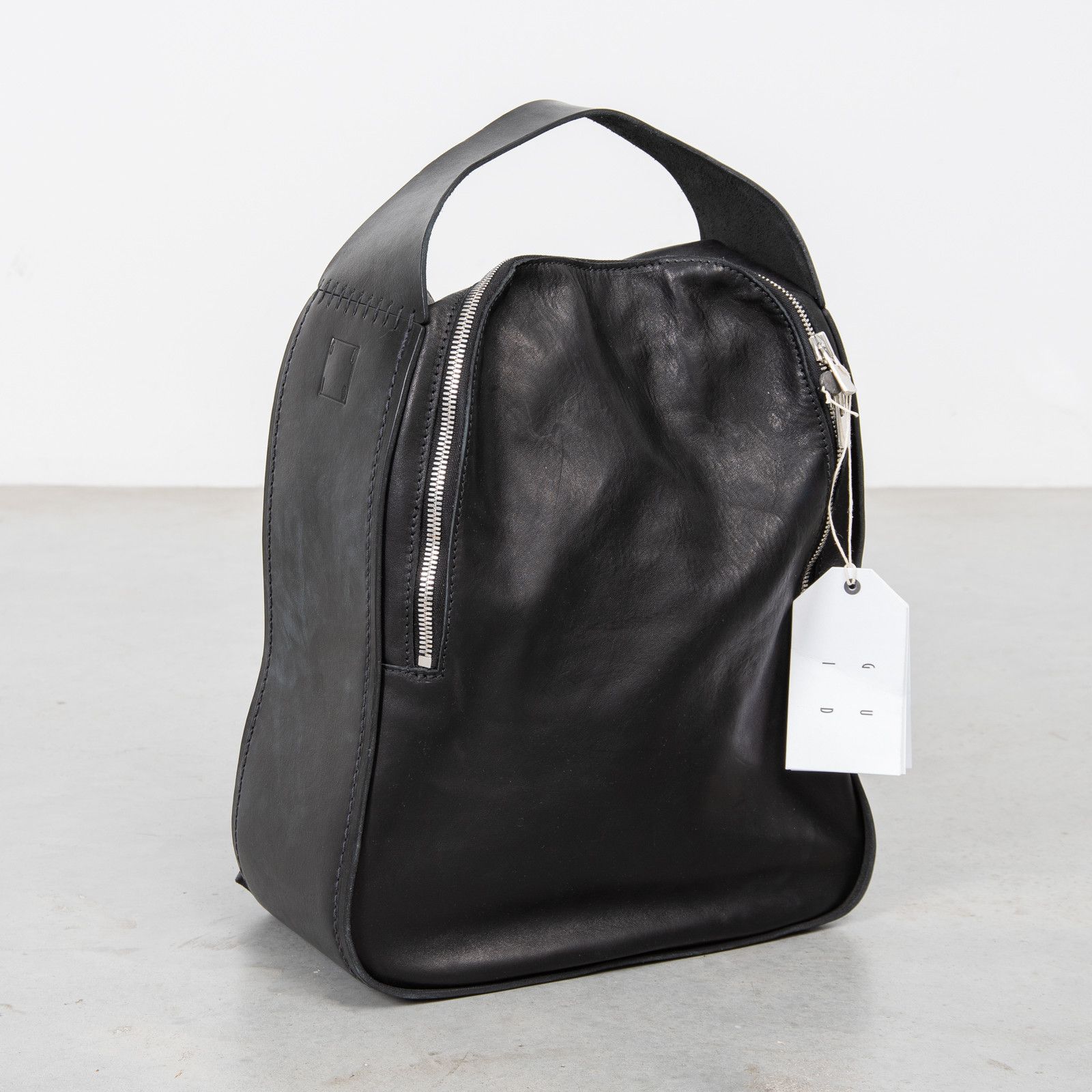GUIDI BLACK HORSE LEATHER BACKPACK