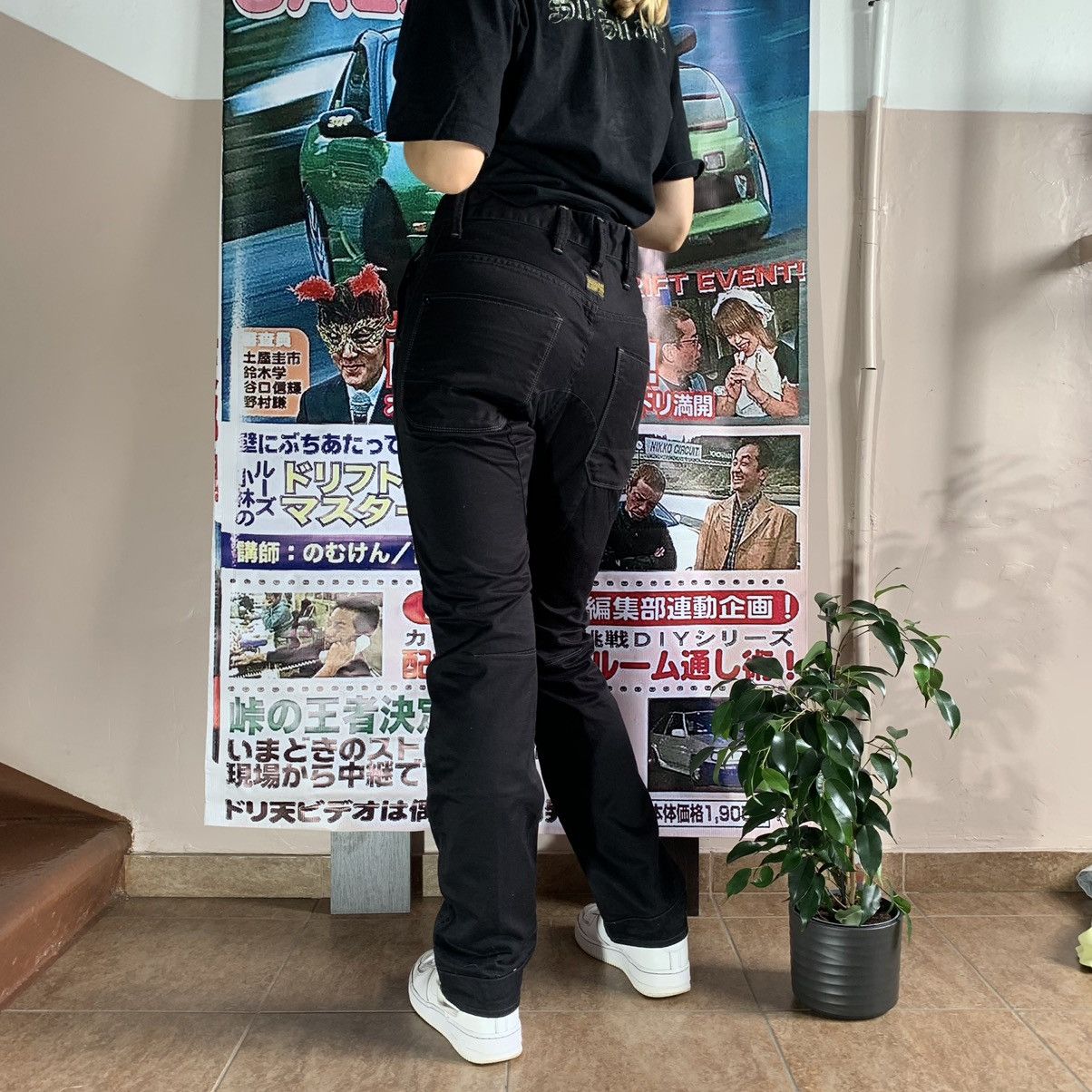 G-Star × Vintage Vintage G-Star Raw Black Casual pants Slim Size US 28 / EU 44 - 4 Thumbnail