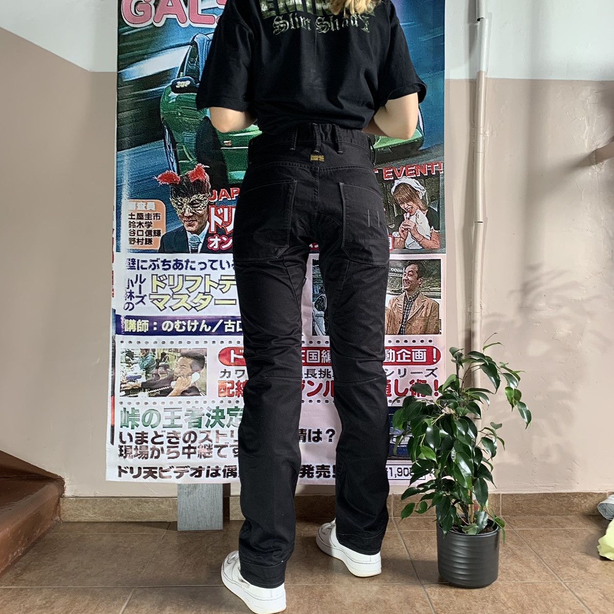 G-Star × Vintage Vintage G-Star Raw Black Casual pants Slim Size US 28 / EU 44 - 1 Thumbnail