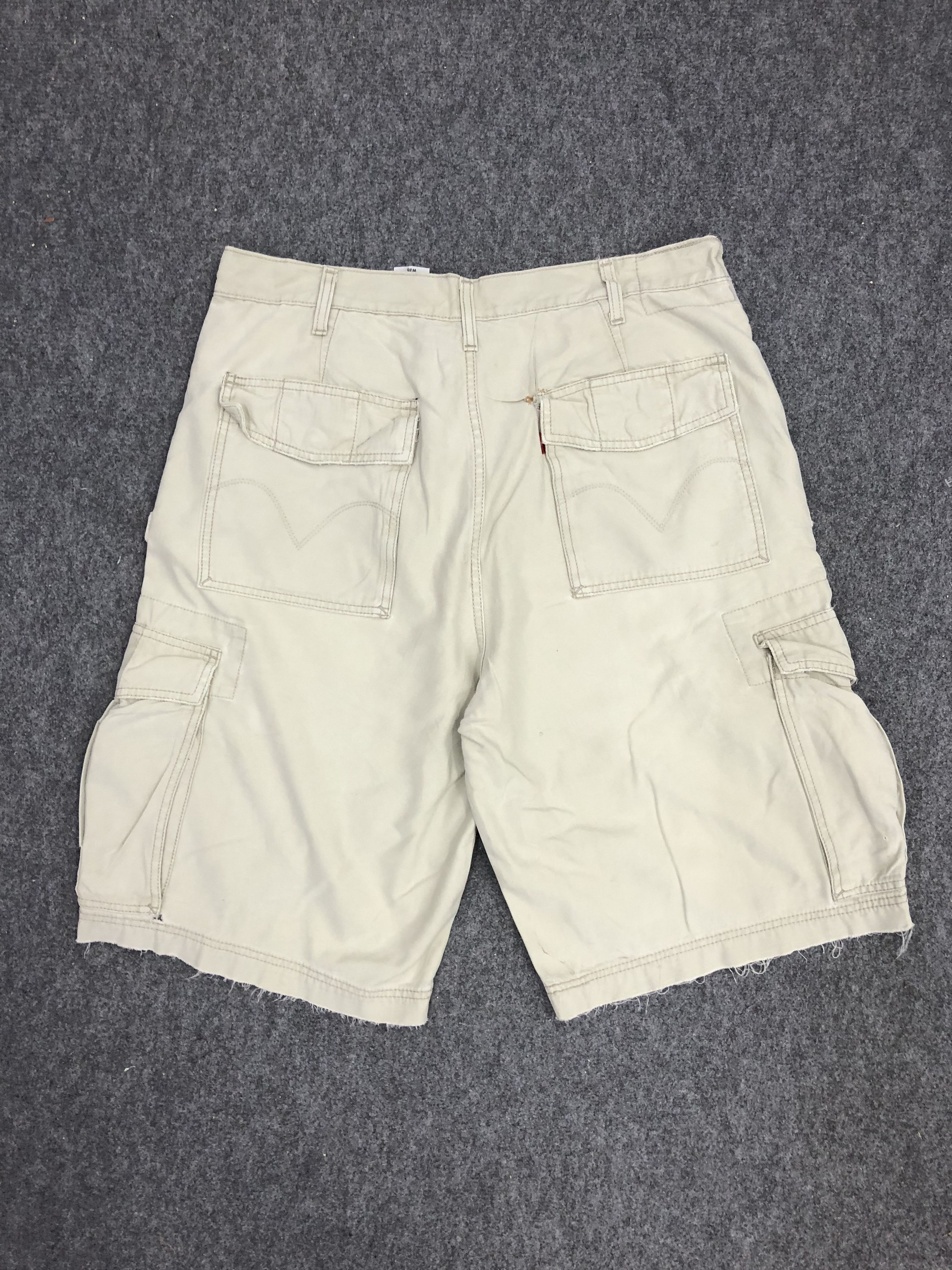 Levi's Vintage Levis Short Cargo Jeans DP1125 Size US 37 - 3 Thumbnail