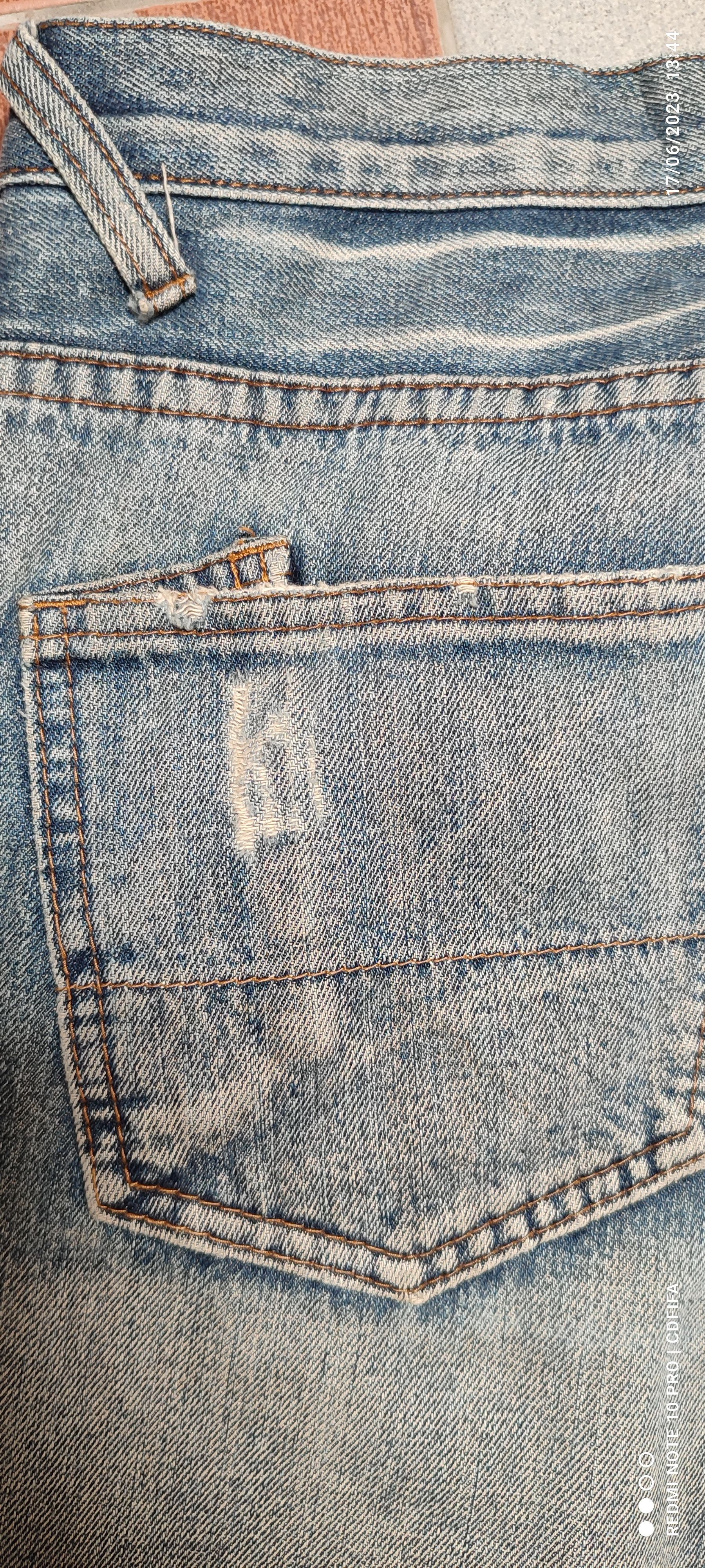 Japanese Brand Multi Pocket Acid Wash Distressed Jeans Size US 30 / EU 46 - 14 Thumbnail