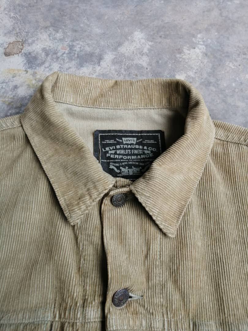 Levi's RARE🔥Vintage Levi’s Black Tag Corduroy Trucker Jacket Size US M / EU 48-50 / 2 - 3 Thumbnail