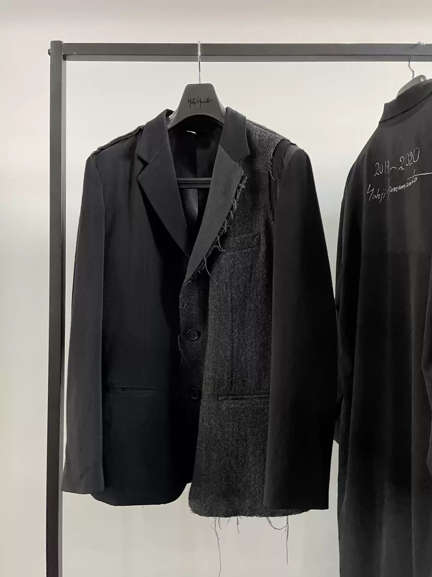 Yohji Yamamoto Yohji Yamamoto 15aw Splicing Suit DMGD Size US M / EU 48-50 / 2 - 1 Thumbnail