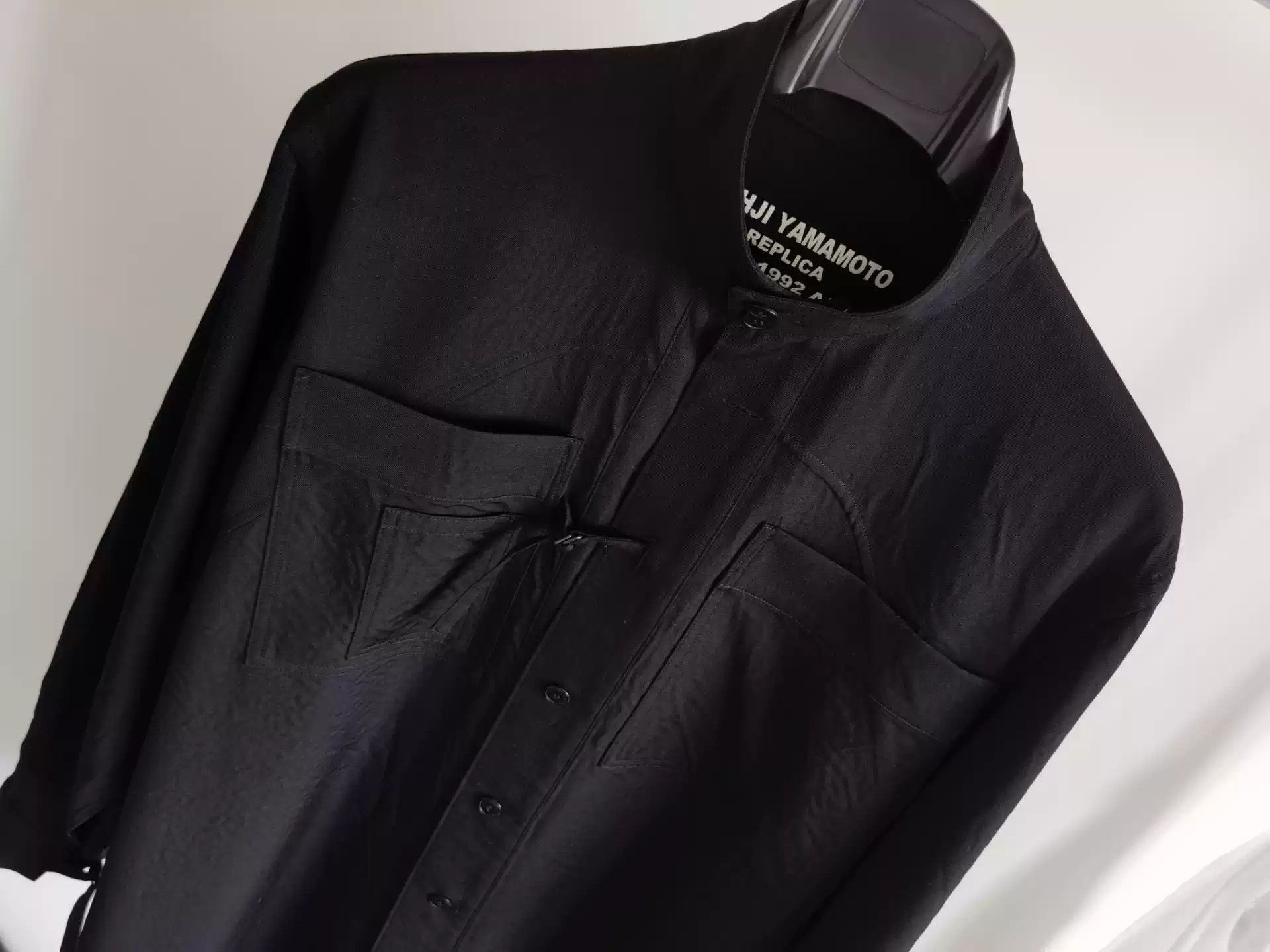 Yohji Yamamoto Yohji Yamamoto 92aw Replica Wool Shirt Size US M / EU 48-50 / 2 - 2 Thumbnail
