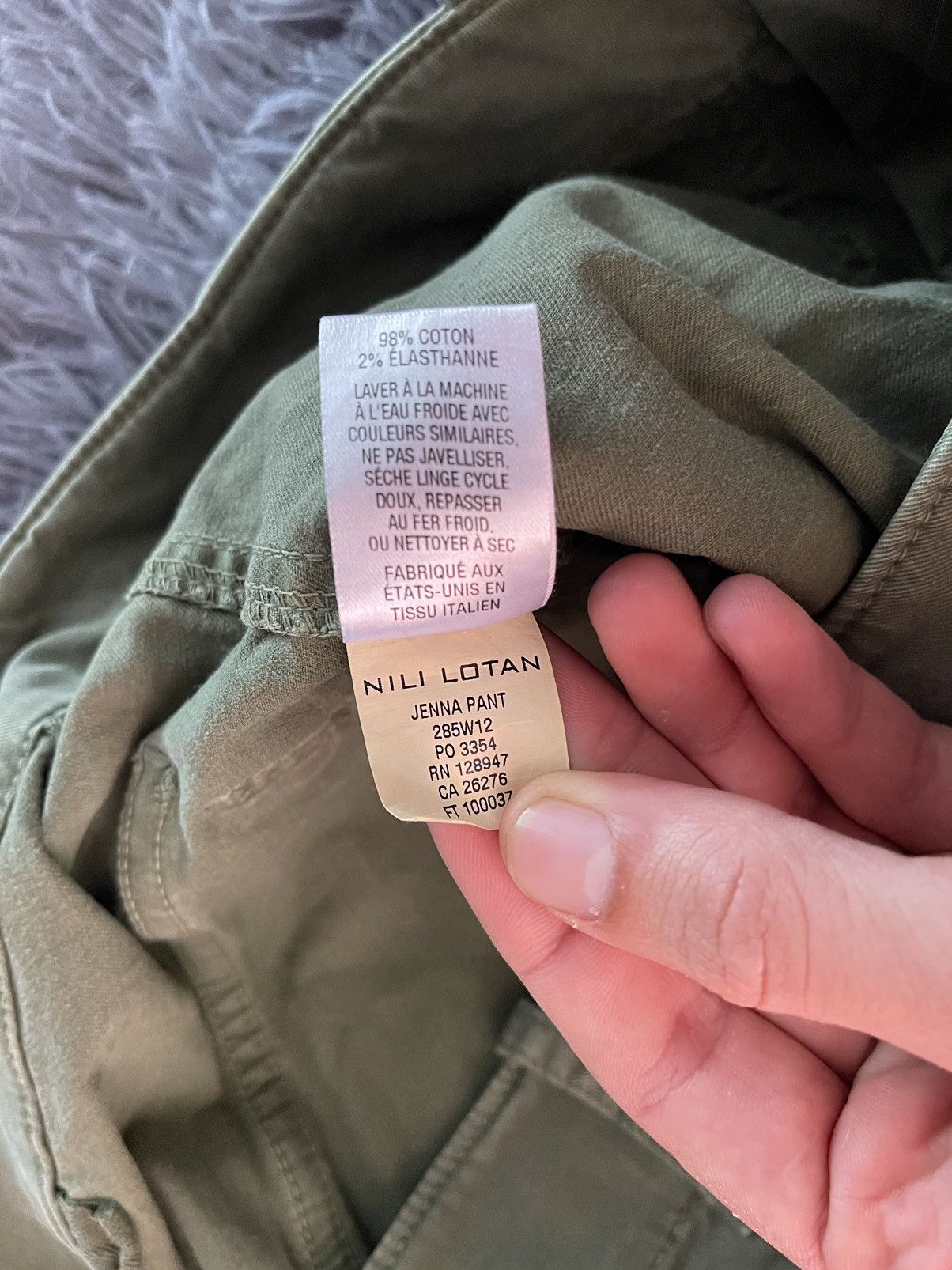 Nili Lotan Nili Lotan military style khaki pants Size 27" / US 4 / IT 40 - 8 Thumbnail