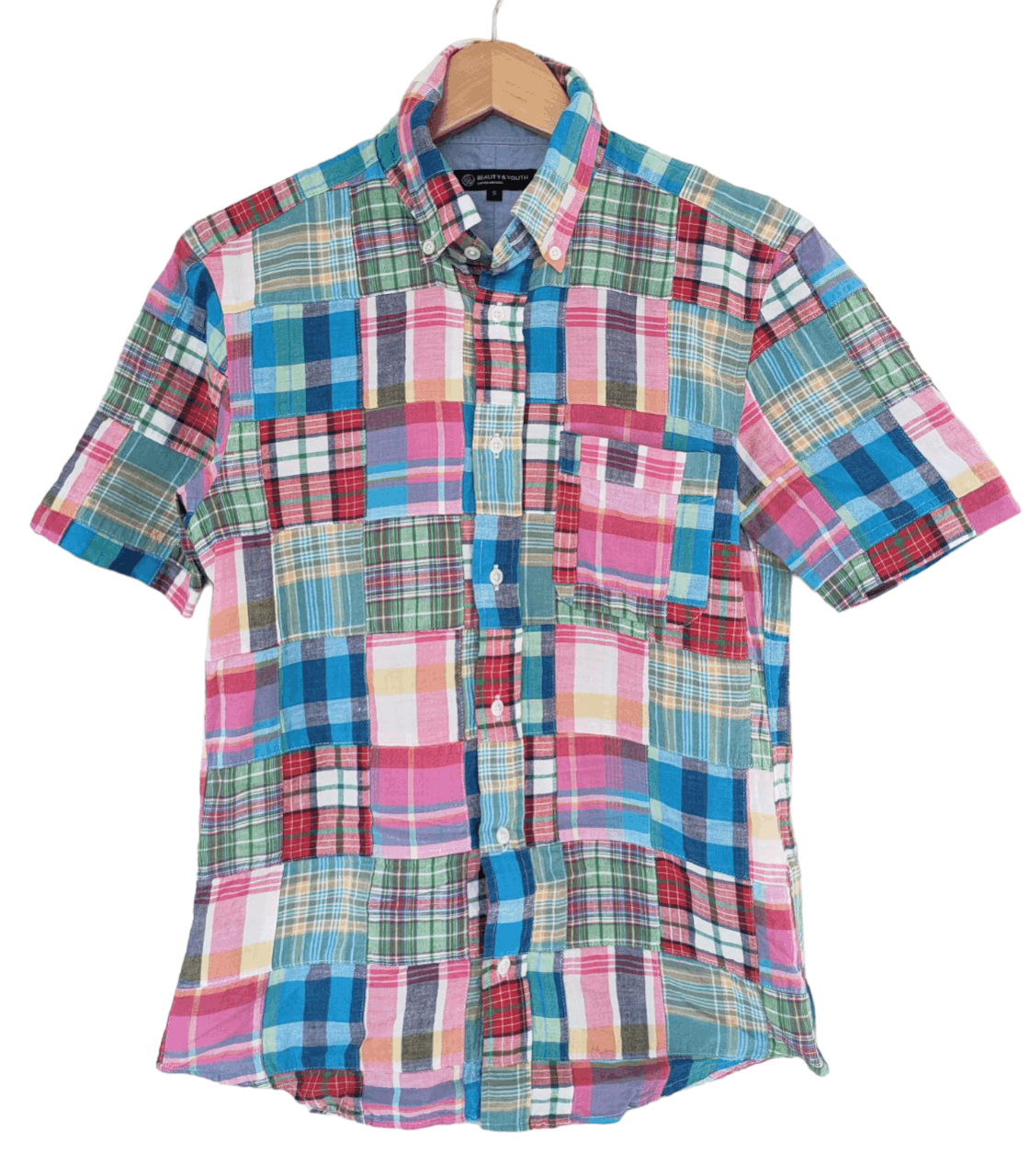 BEAUTY&YOUTH Beauty & Youth United Arrow Patchwork Flannel Size S / US 4 / IT 40 - 1 Thumbnail