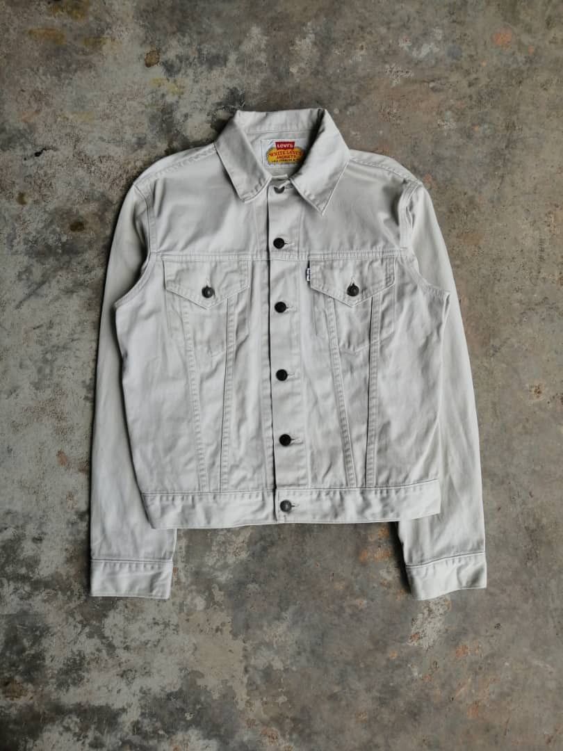 Levi's Vintage 80s Levi’s White Tag Denim Trucker Jacket Size US M / EU 48-50 / 2 - 1 Thumbnail