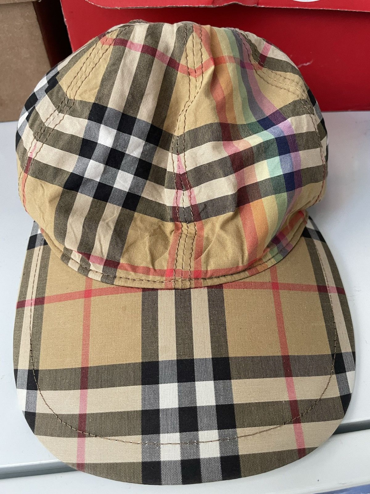 Burberry Burberry rainbow cap Grailed