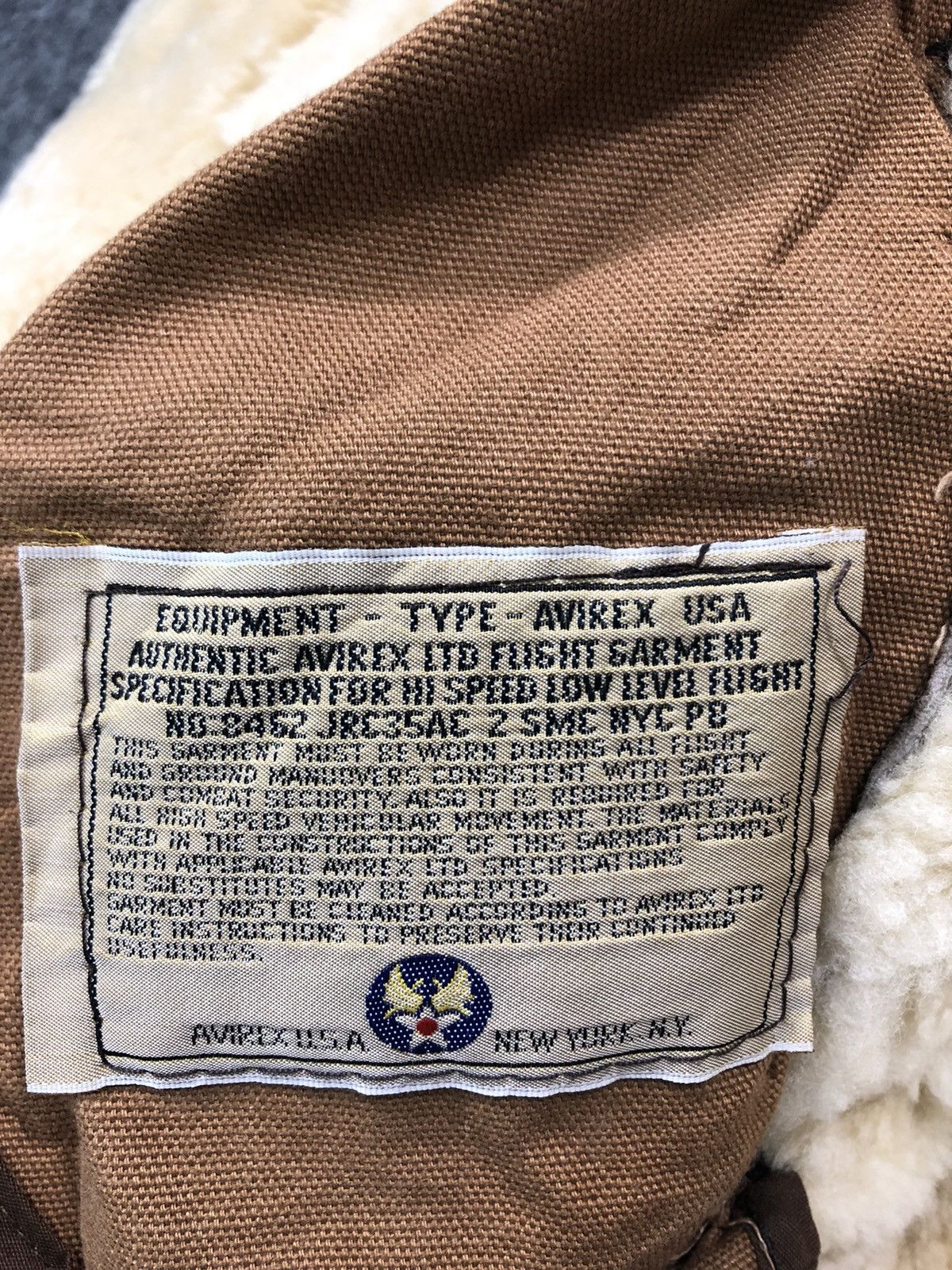 Avirex Avirex Limited B3 Sheepskin Jacket Flight Bomber Leather Size US M / EU 48-50 / 2 - 5 Thumbnail