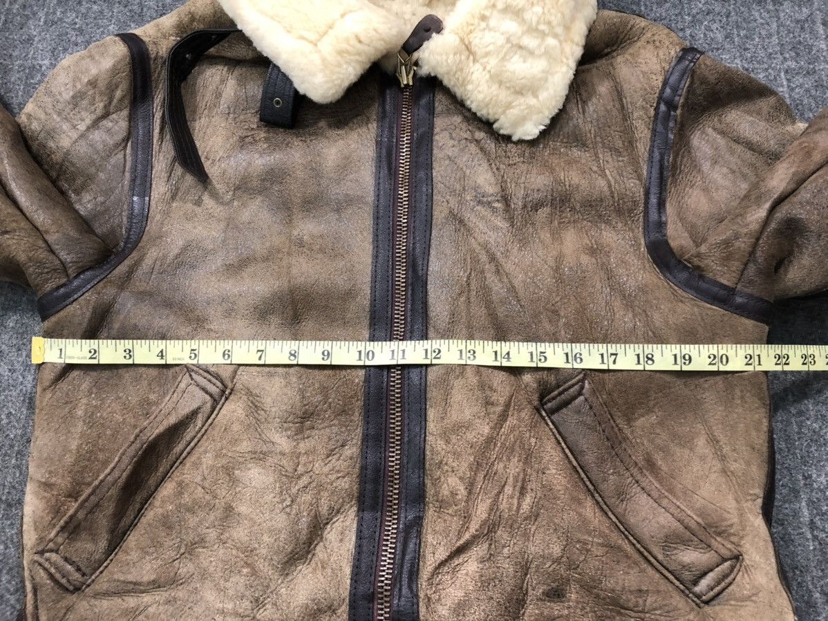 Avirex Avirex Limited B3 Sheepskin Jacket Flight Bomber Leather Size US M / EU 48-50 / 2 - 9 Thumbnail