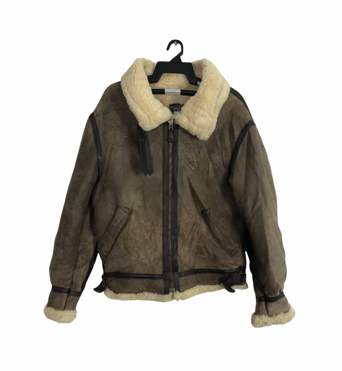 Avirex Avirex Limited B3 Sheepskin Jacket Flight Bomber Leather Size US M / EU 48-50 / 2 - 1 Thumbnail
