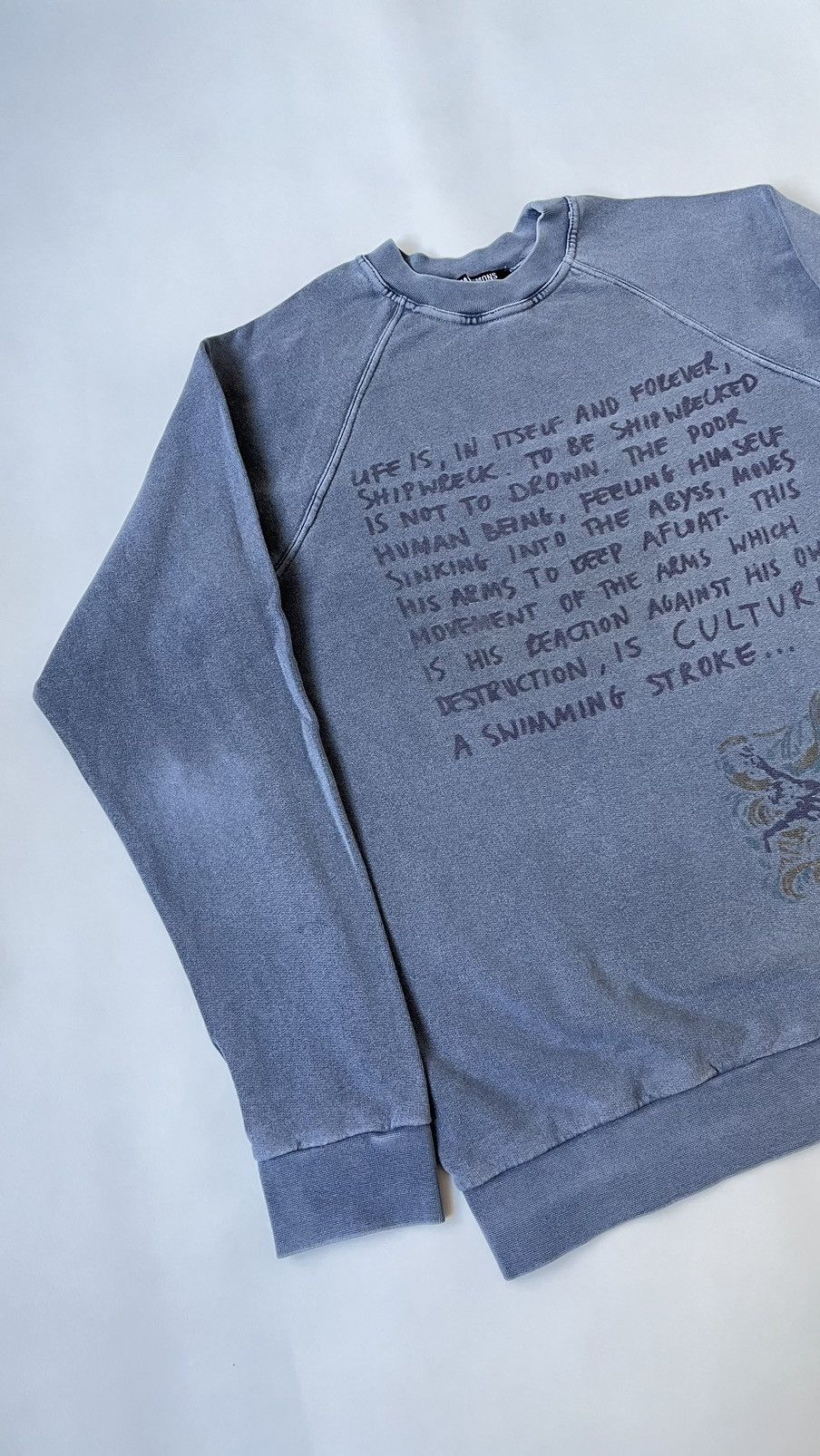 Raf Simons A/W 04 ‘Waves’ Shipwrecked Print Sweatshirt Size US M / EU 48-50 / 2 - 4 Thumbnail
