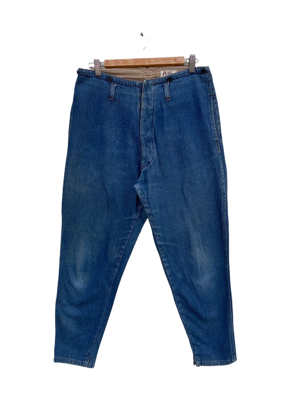 image of Vintage Moldy Fig By Y's Bis Yohji Yamamoto Pant in Blue, Men's (Size 30)