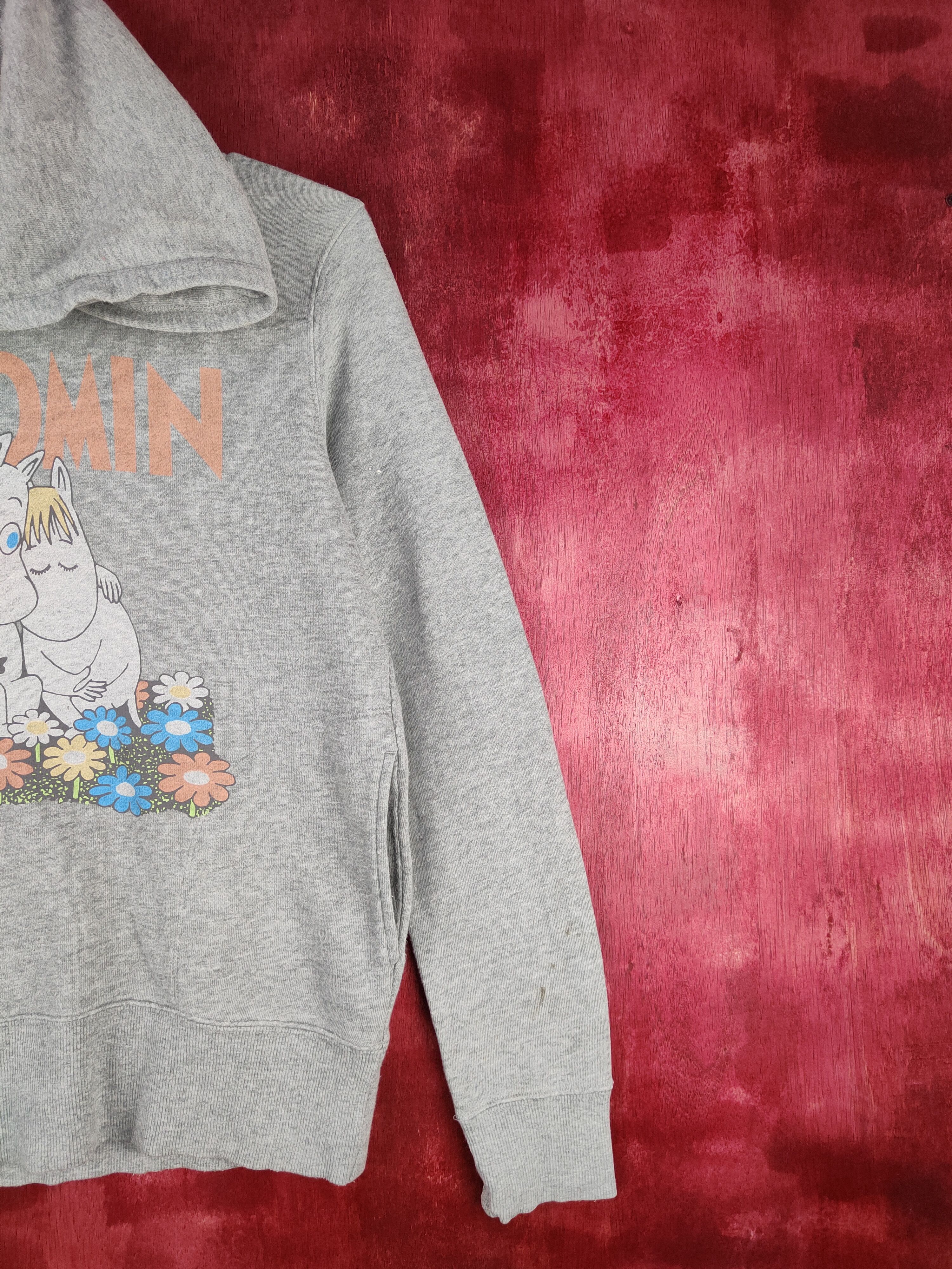 Japanese Brand × Uniqlo Uniqlo Gray (Moomin) Hoodie Sweatshirt #176B Size M / US 6-8 / IT 42-44 - 6 Thumbnail