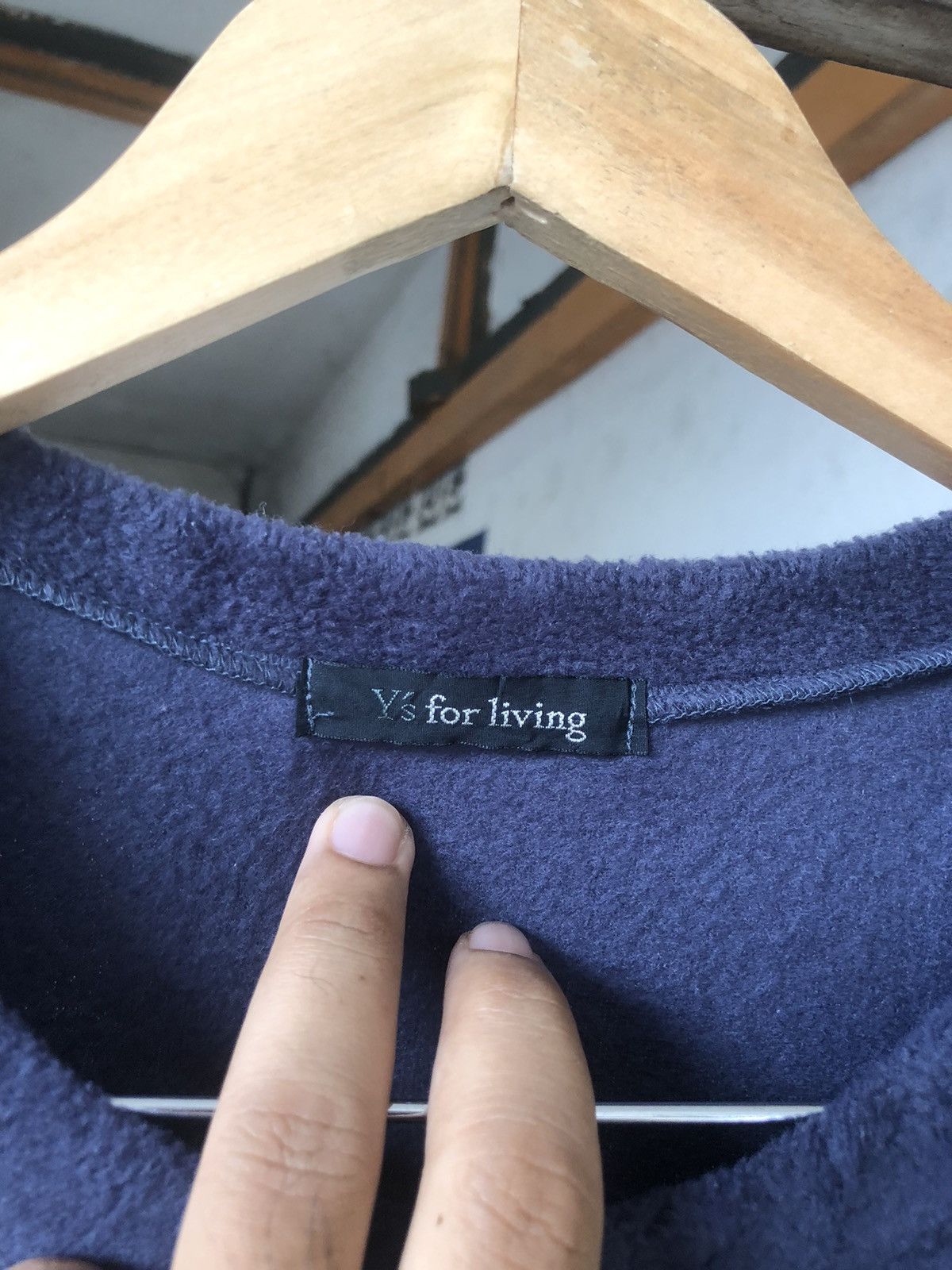 Yohji Yamamoto Vintage Yohji Yamamoto Ys For Living Fleece Sweater Size M / US 6-8 / IT 42-44 - 7 Thumbnail