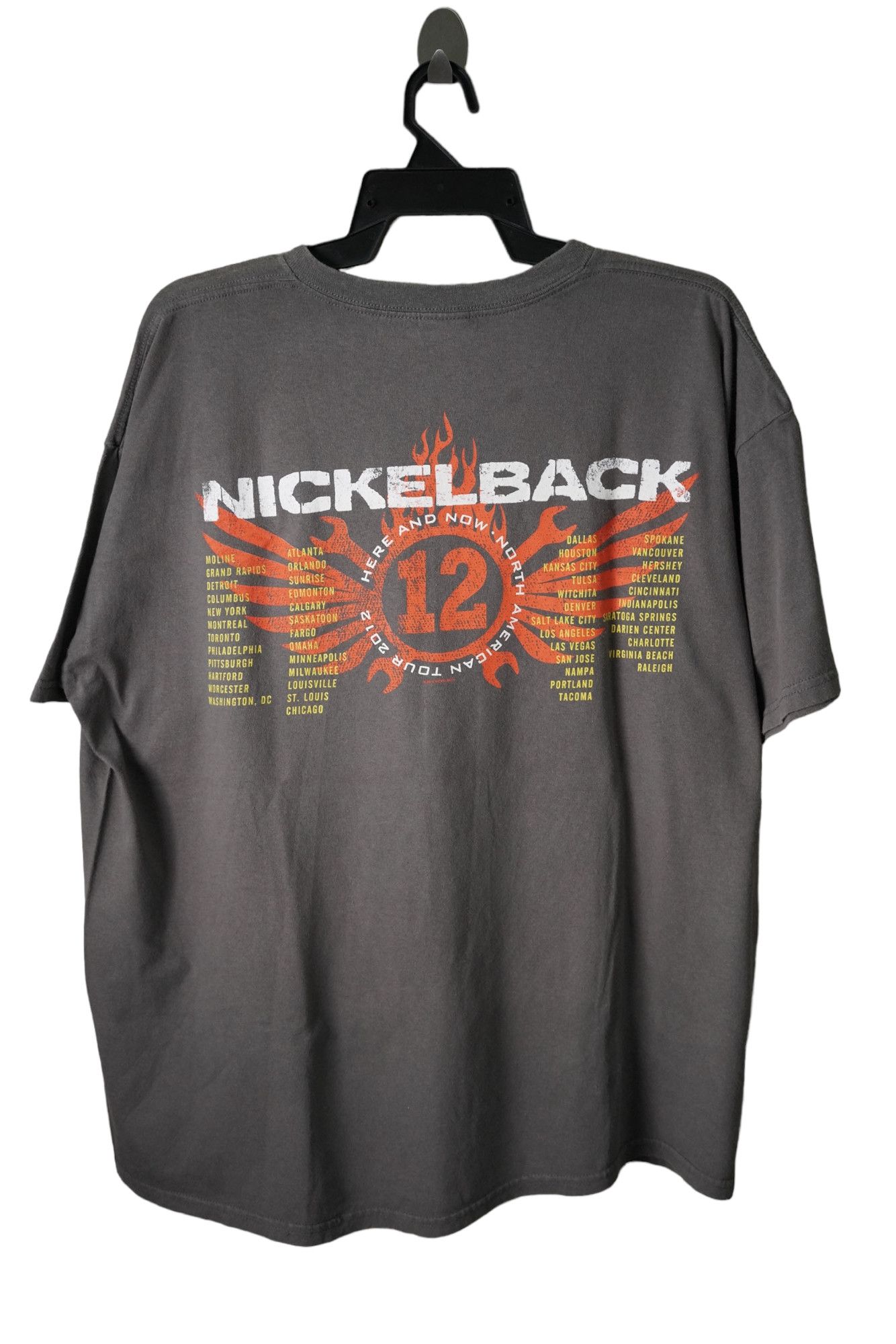 Tour Tee Nickelback Here and Now North American Tour 2012 Size US XL / EU 56 / 4 - 4 Thumbnail