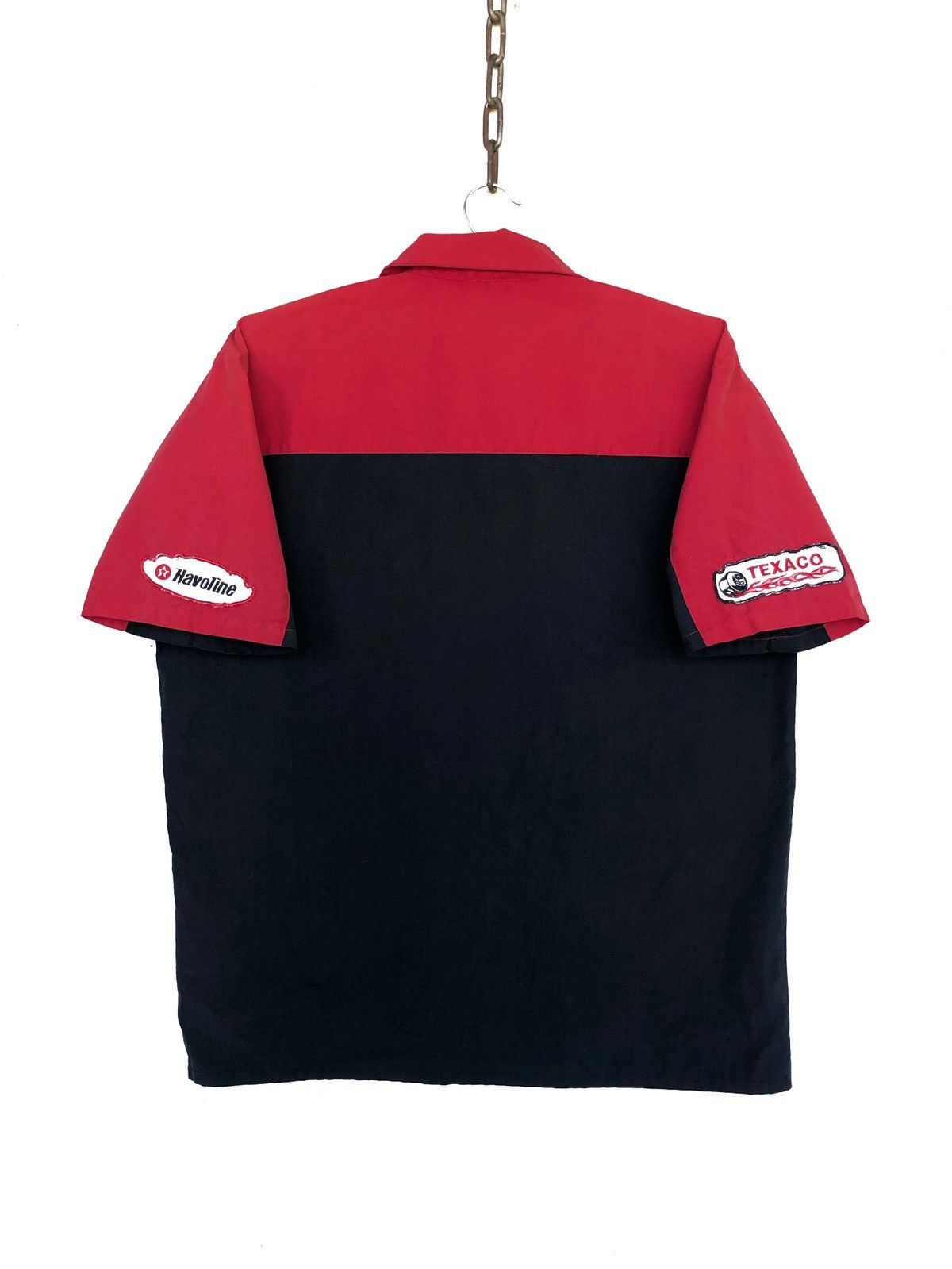 Sports Specialties SICK🔥Vintage Texaco Havoline Two Tones Button Shirt Size US L / EU 52-54 / 3 - 5 Thumbnail