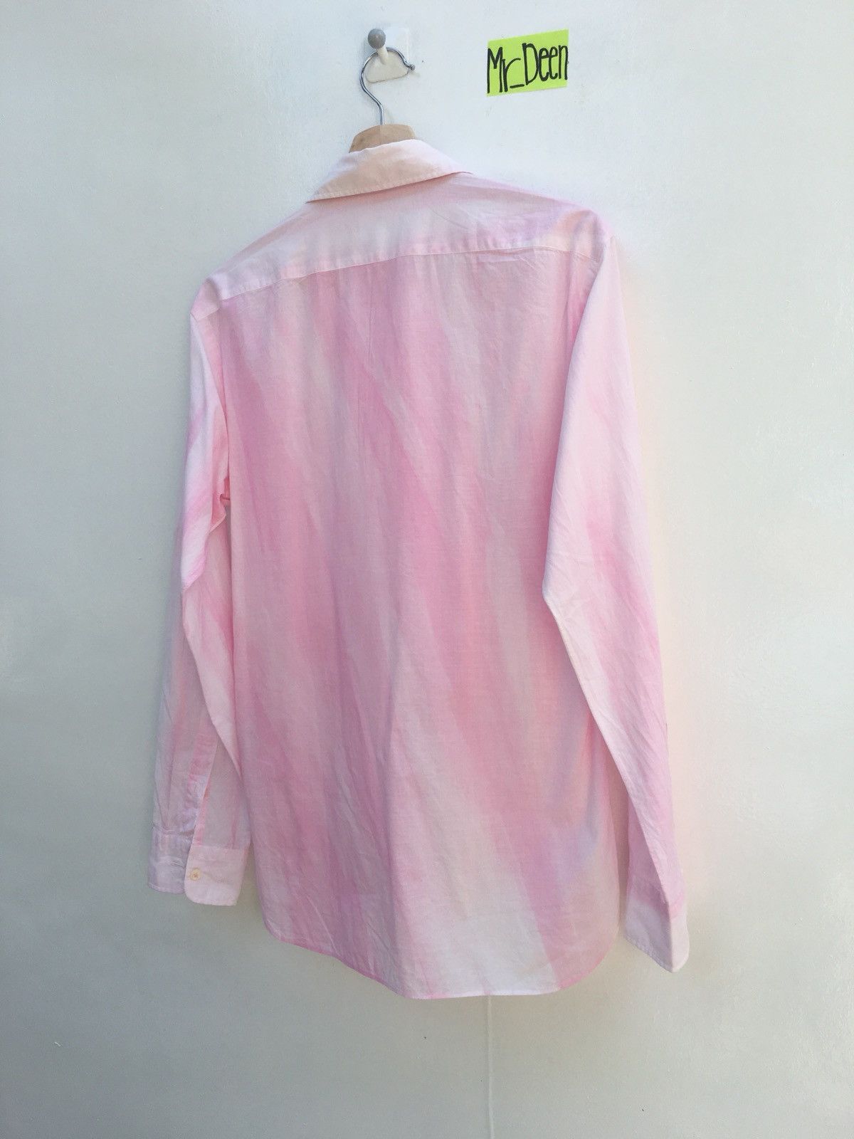 Lanvin Lanvin en blue Dyed Colored Shirt Size US M / EU 48-50 / 2 - 7 Thumbnail